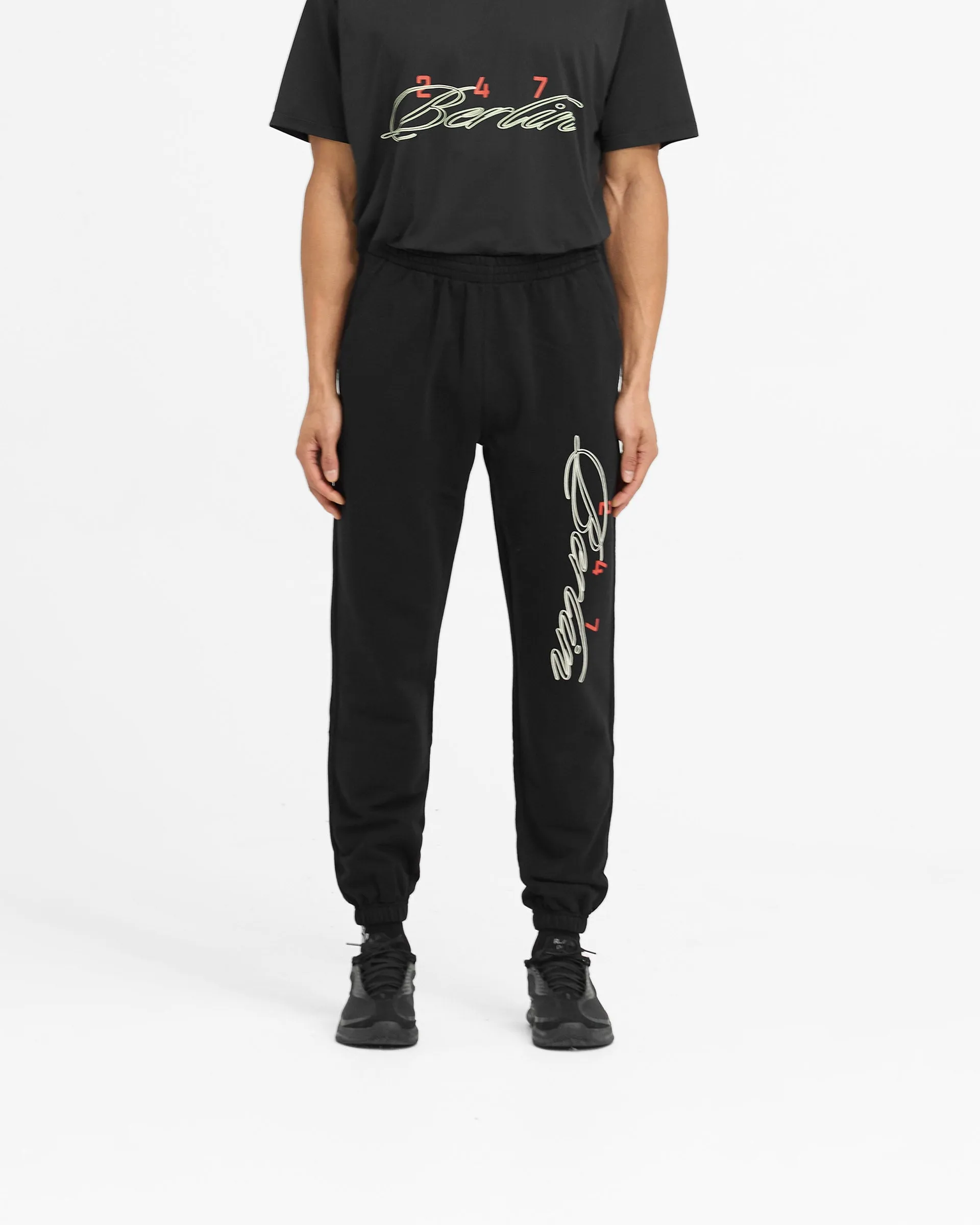 Tear Resistant Fabric 247 Berlin Sweatpant - Black