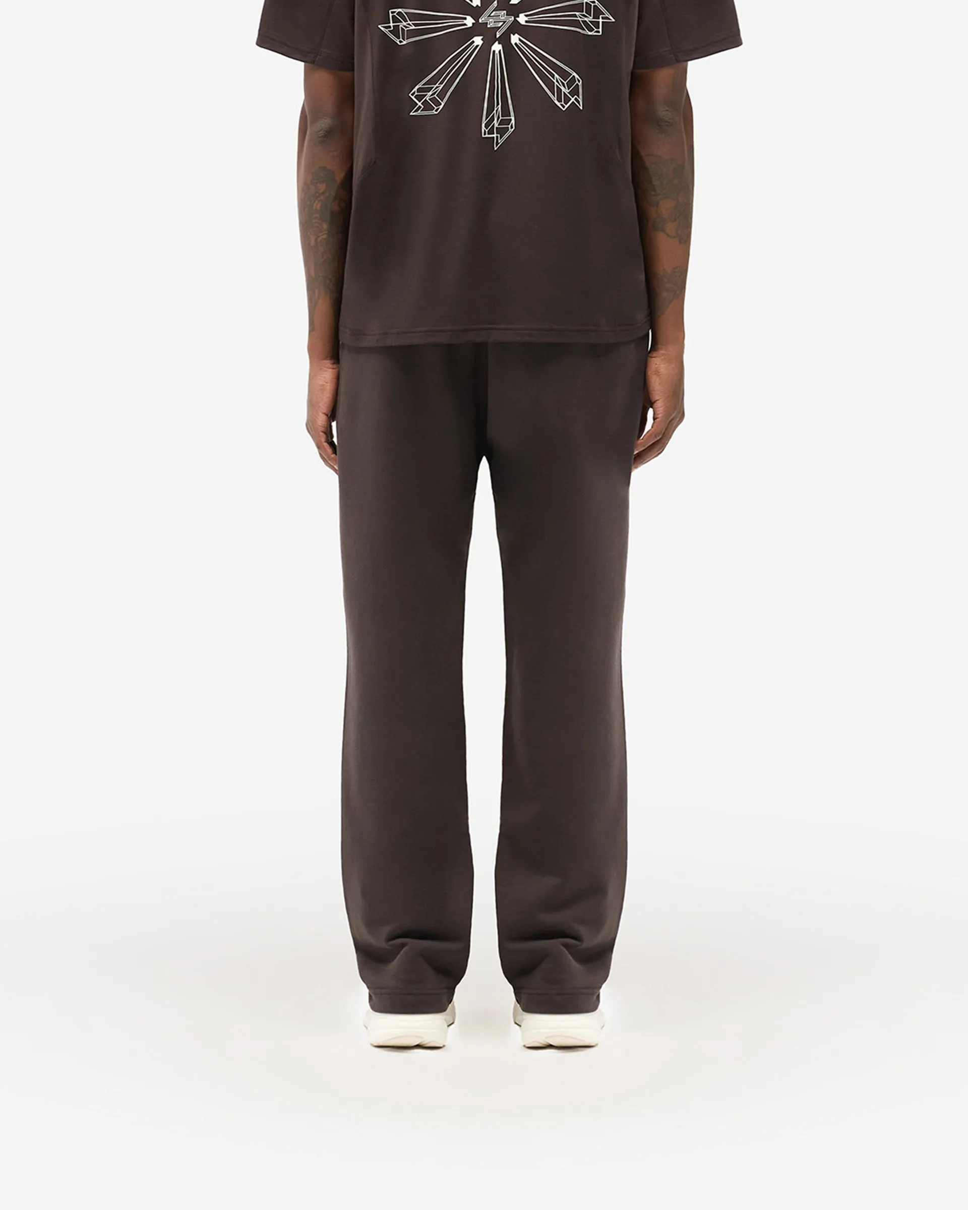 Wrinkle Resistant Finish Wind Resistance 247 Straight Leg Jogger - Chocolate