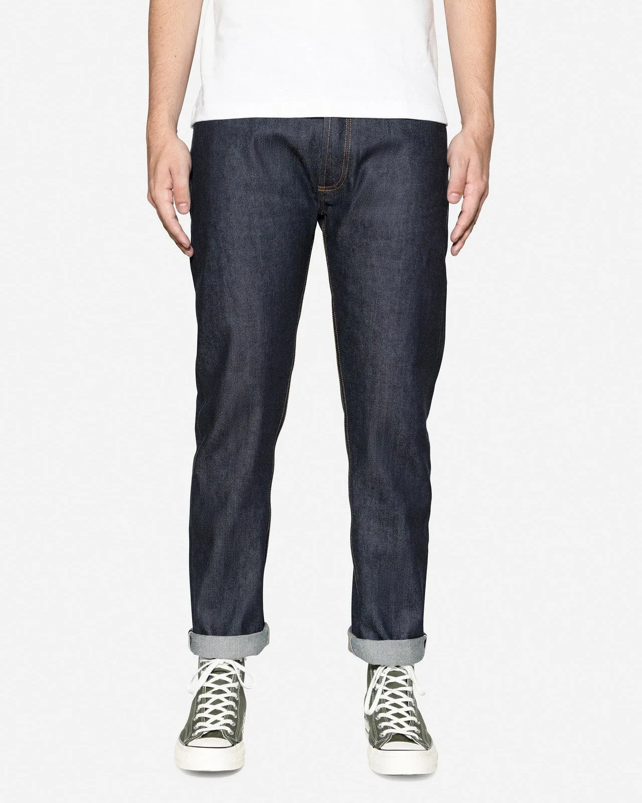 3sixteen CT-100x Classic Tapered Mens Jeans - Indigo Selvedge Rugged Feel Anti Fade Technology