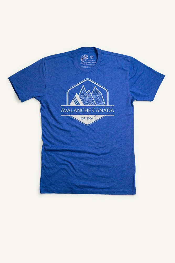 Stylish Design Avalanche Canada T-shirt (Mens)