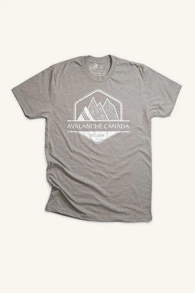 Avalanche Canada T-shirt (Mens) Chic and Soft Cotton Blend