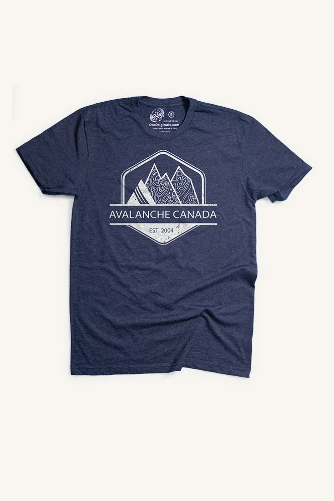 Laser Cut Edges Avalanche Canada T-shirt (Mens)