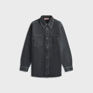Acne Studios Denim Shirt - Black Canvas Make
