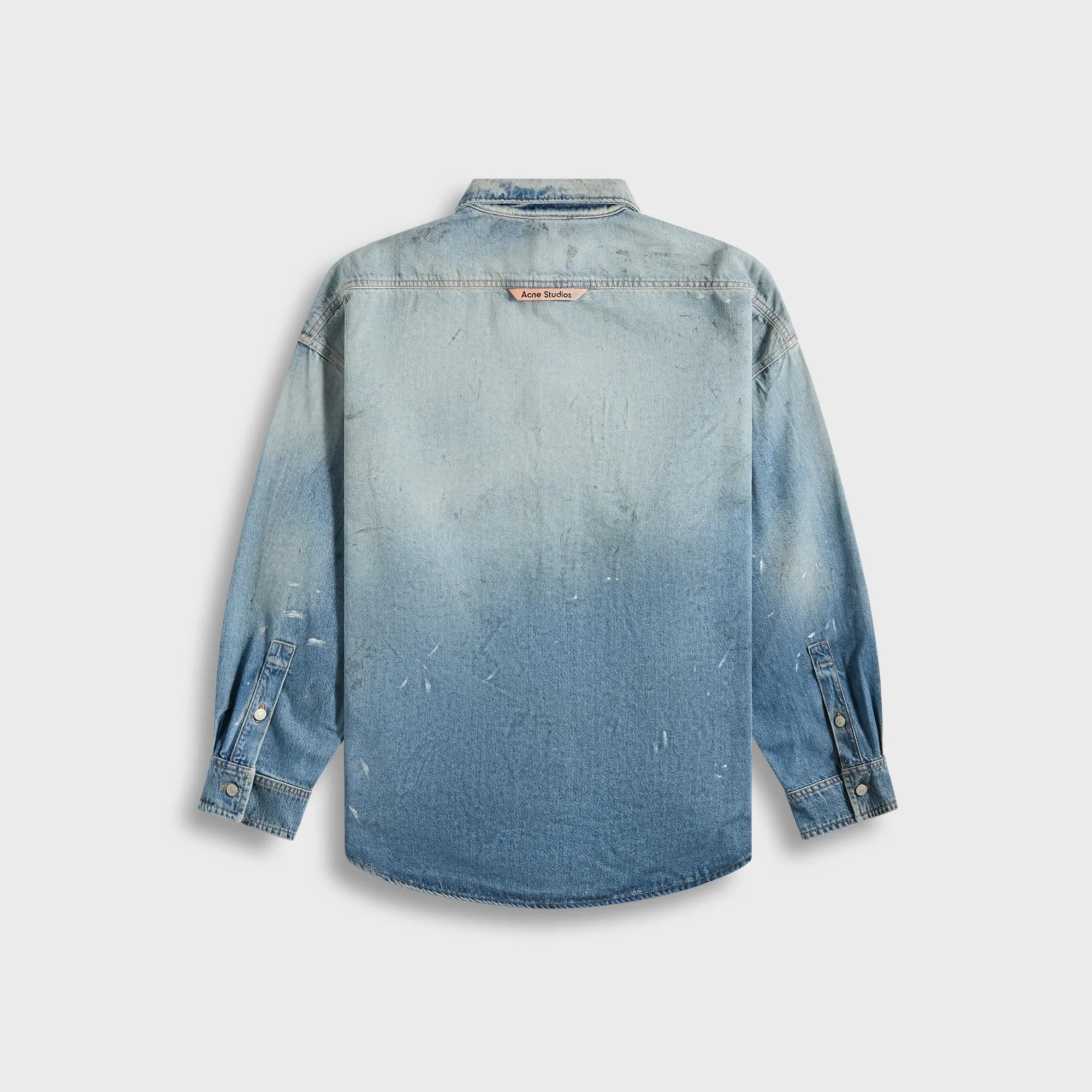 Acne Studios Denim Shirt - Light Blue Matte Fabric