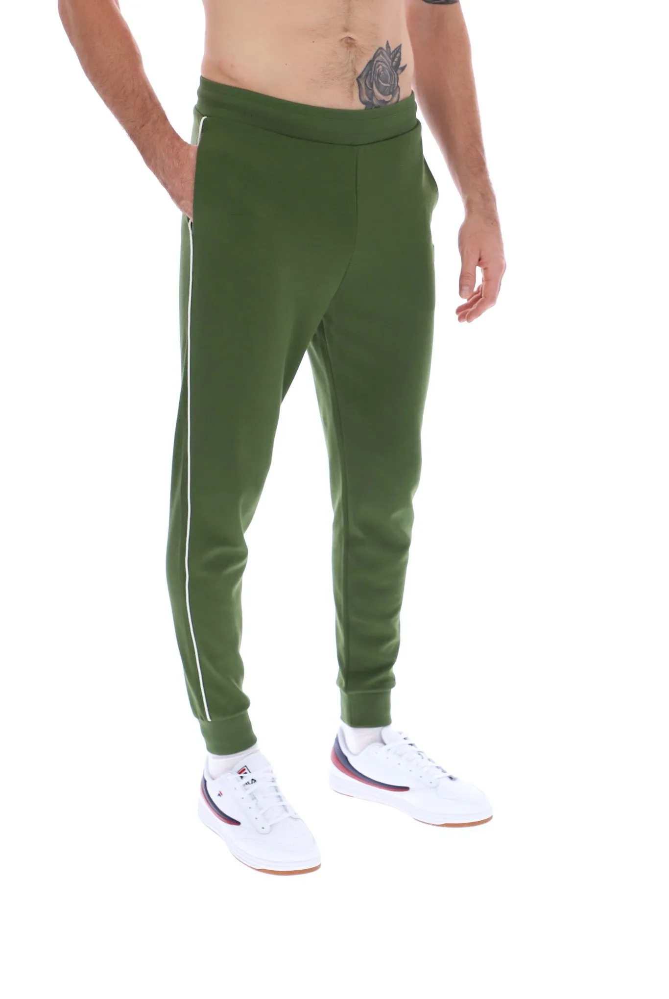 Patrick Track Pant With Contrast Piping Abrasion Proof Reinforcements