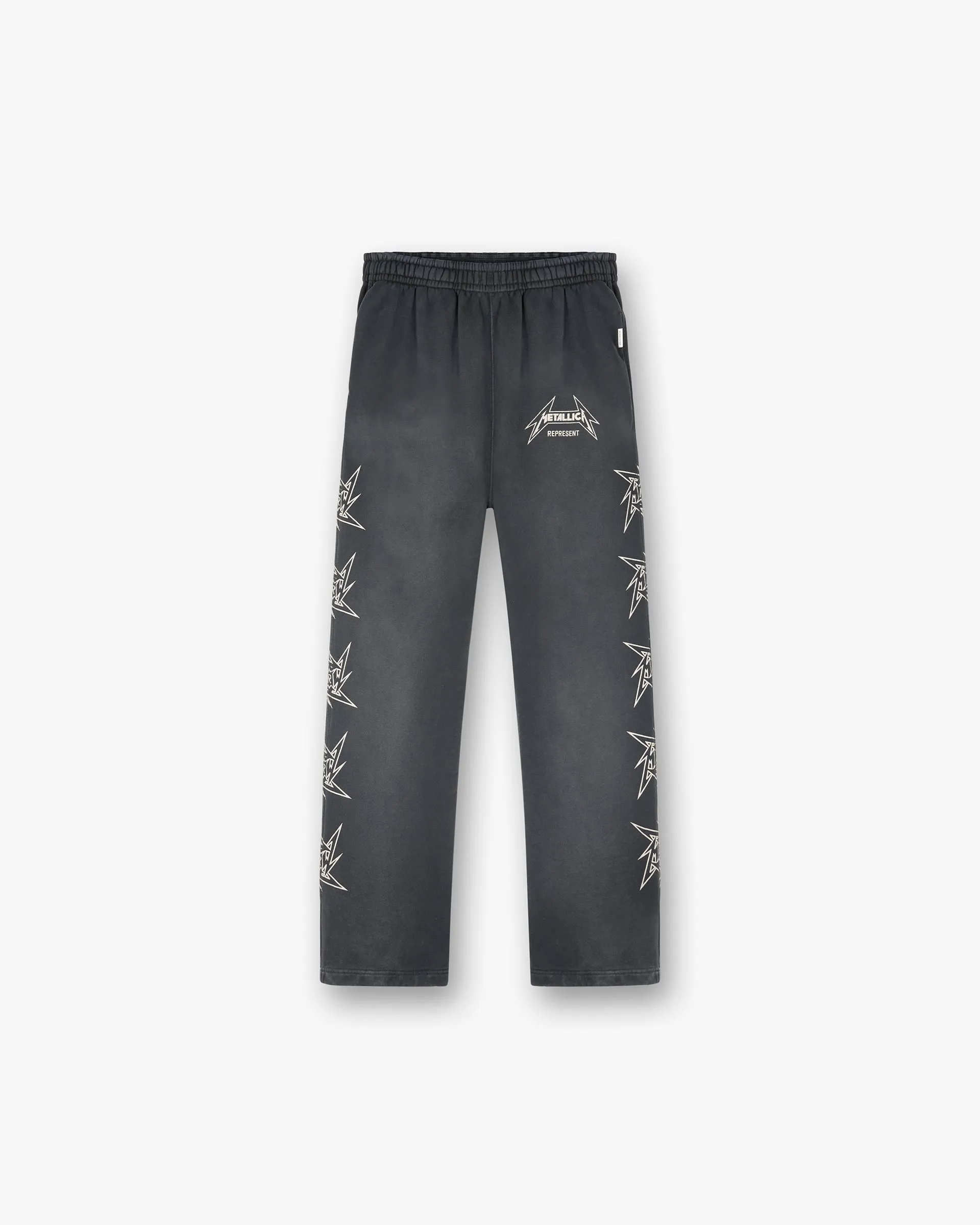 Represent X Metallica Local Crew Sweatpant - Stained Black Flexible Seam Ultimate Comfort