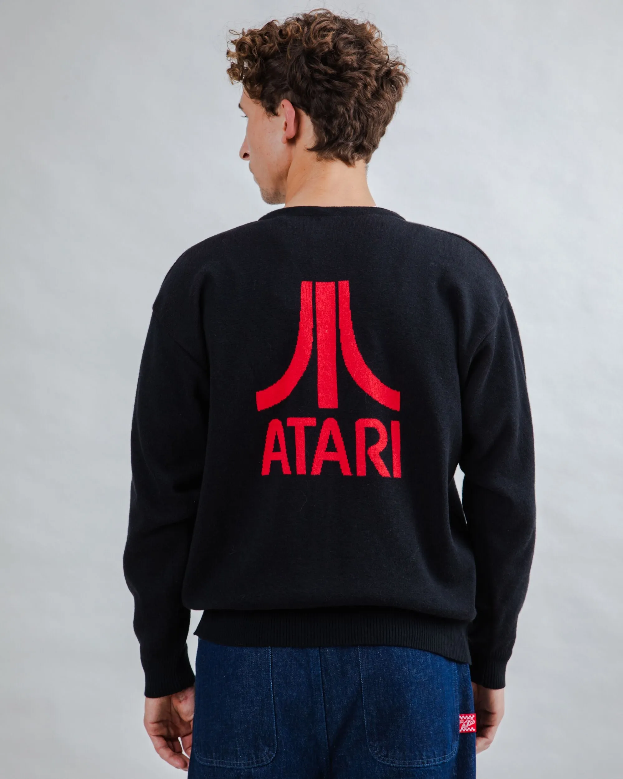 Fashion Flex Atari Cardigan Logo Jacquard