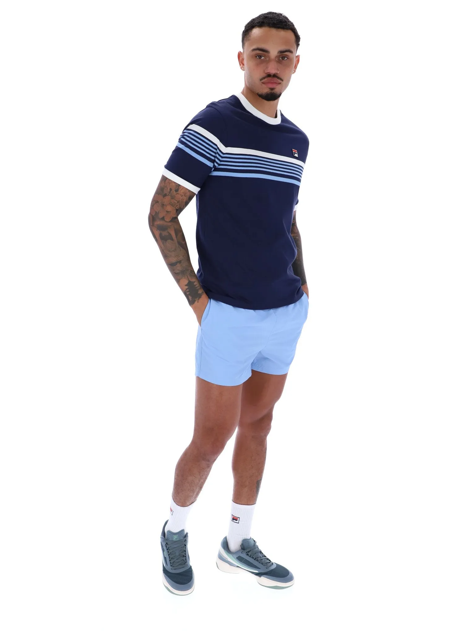 James Yarn Dye Striep T-Shirt No-Fuss Design