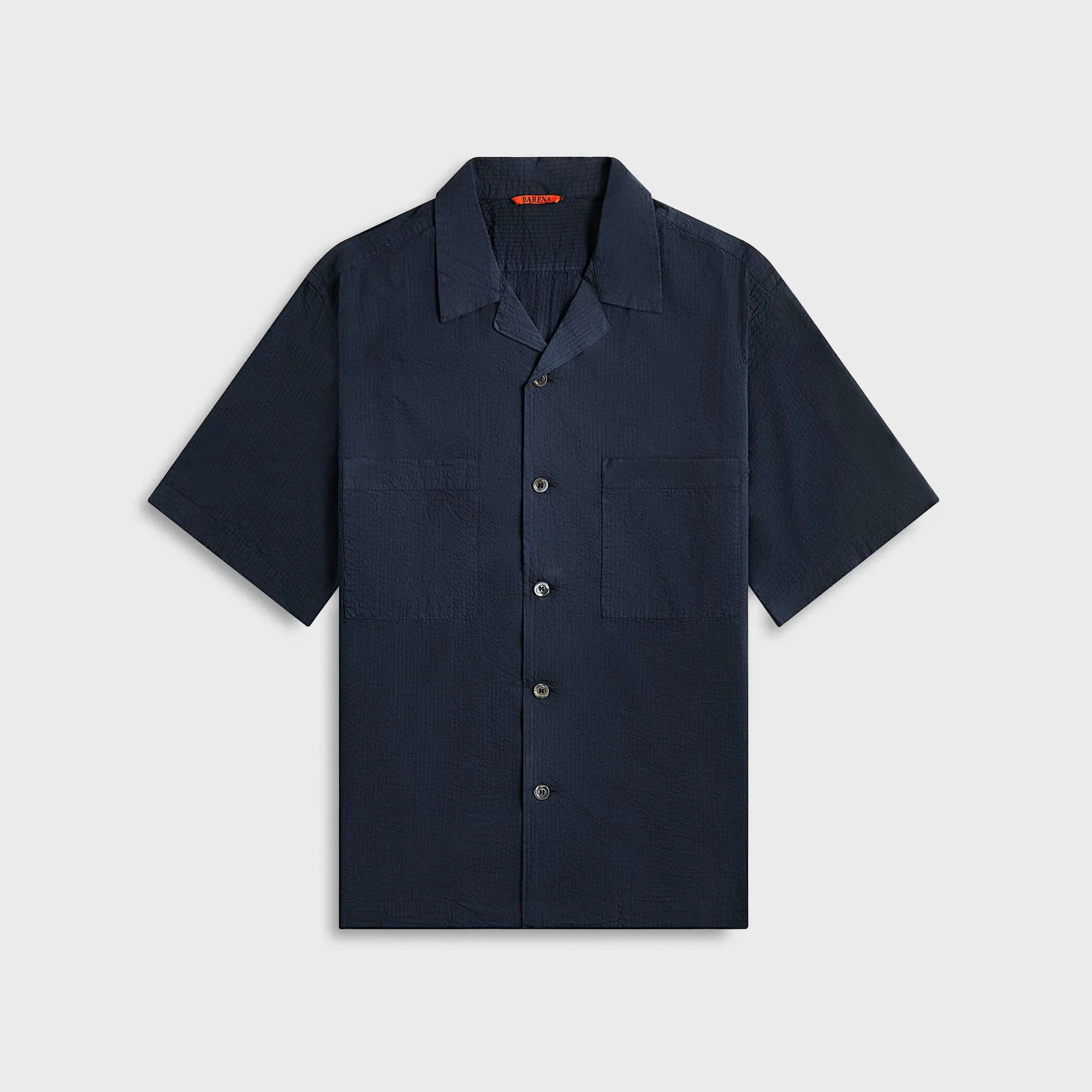 Windproof Construction Barena Camicia Solana Lassa Shirt - Navy