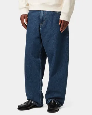 City Approved Carhartt WIP Brandon Pant Loose Straight Mens Jeans - Blue Stone Washed