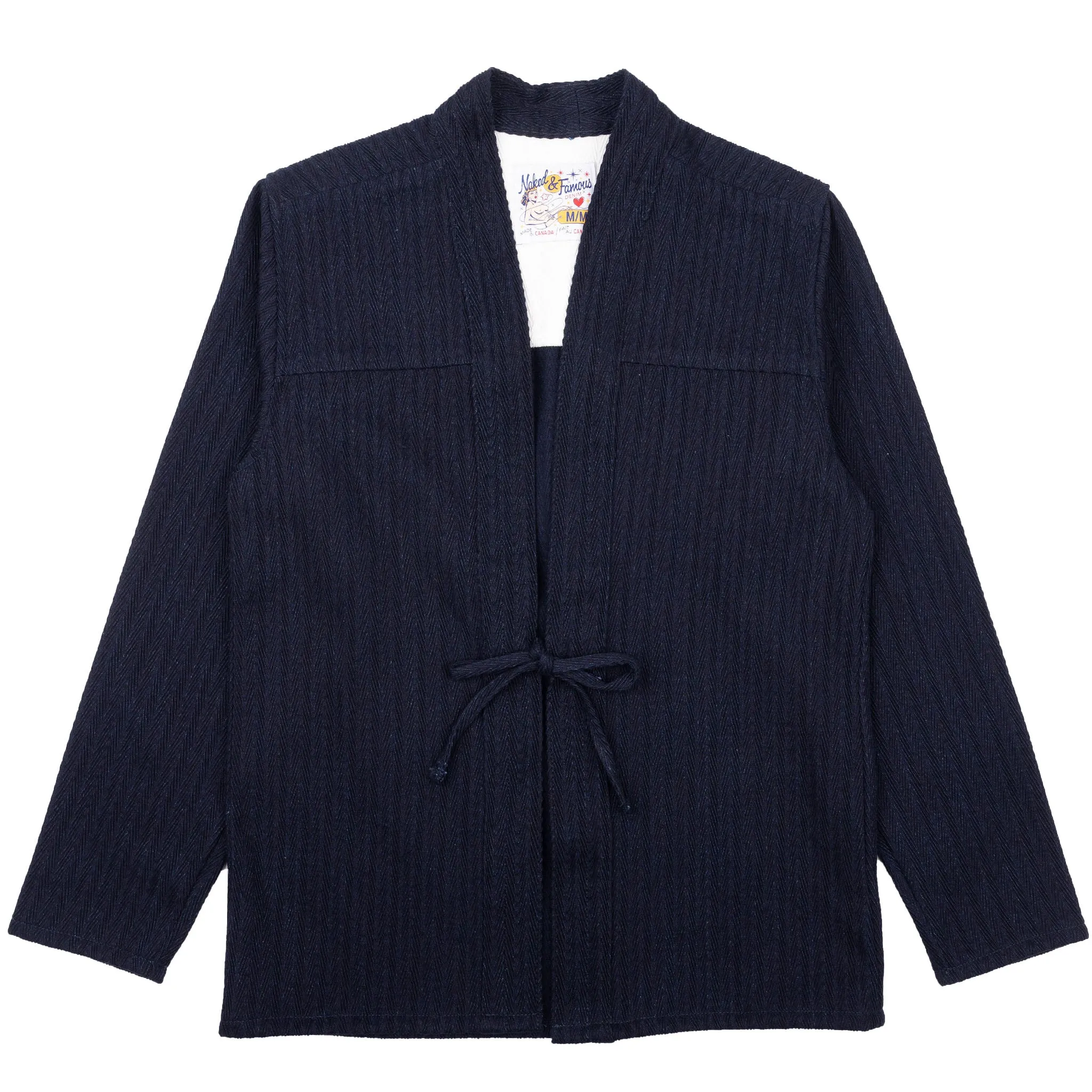 Kimono Shirt  - Indigo Sugiaya - Indigo Gym Appropriate natural fiber