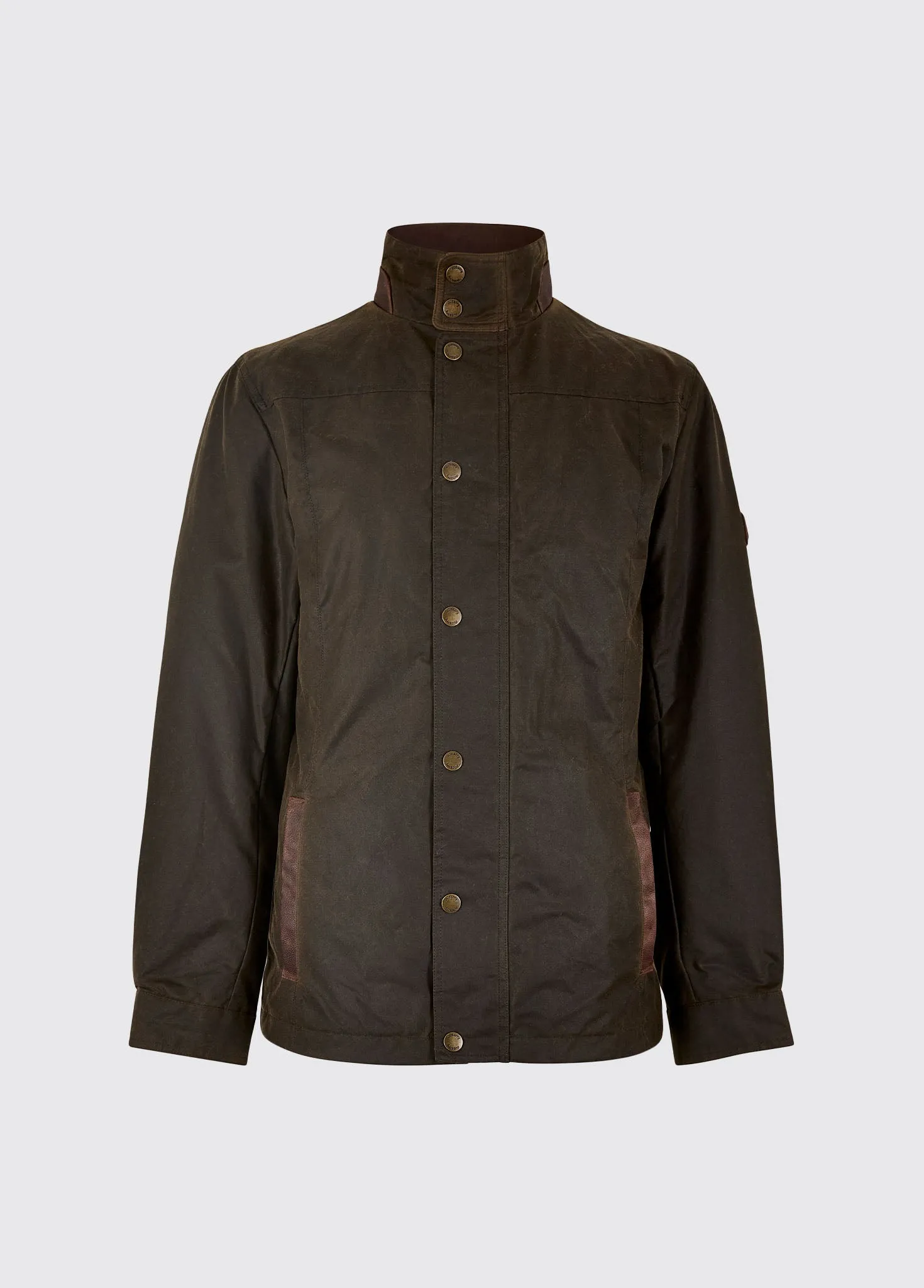FlexFoldPackaging Carrickfergus Men's Waxed Cotton Jacket - Olive