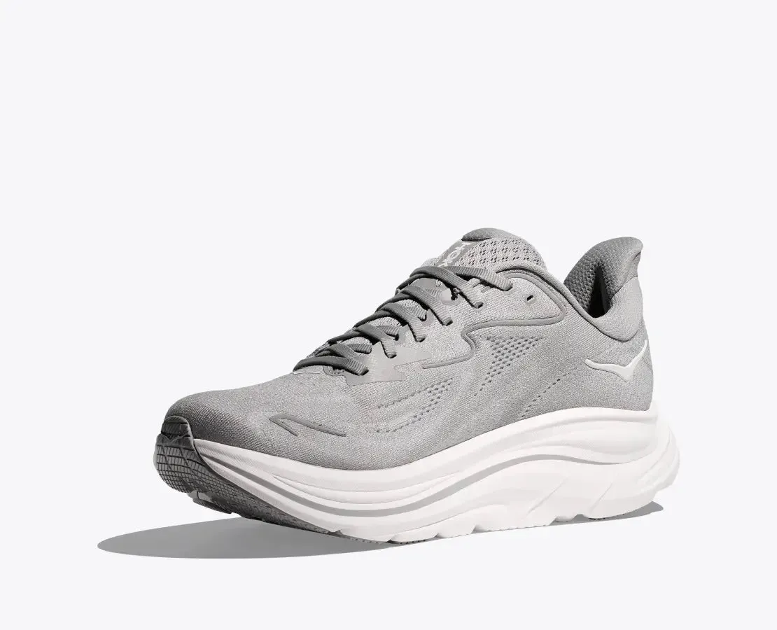 Men's HOKA Clifton 10 Running Shoe in Stellar Grey | Stardust running for relaxation shoes matte - finish - design shoes