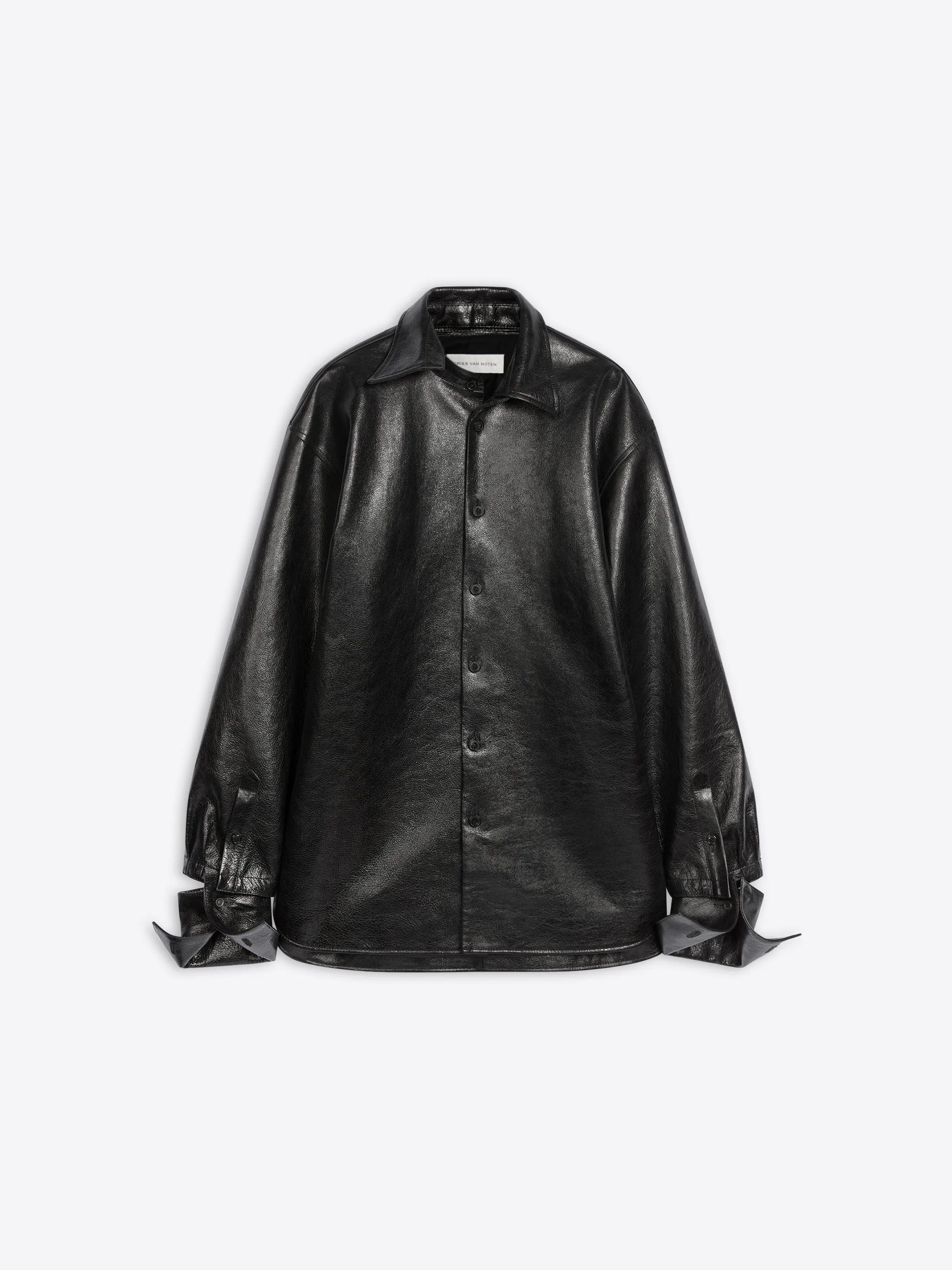 Customizable Option Adjustable leather shirt
