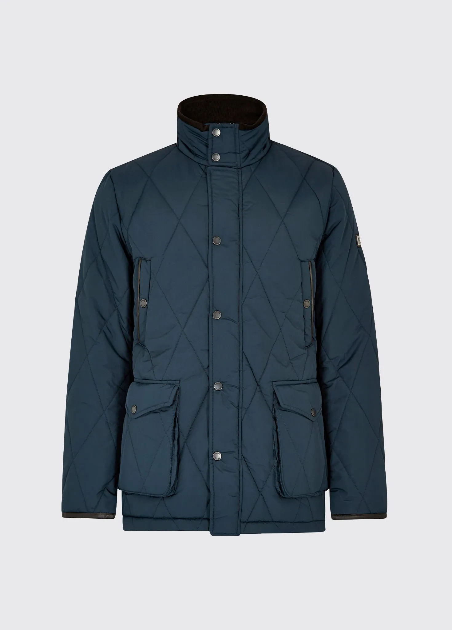 Farmley Men??s Quilted Jacket - Navy Weekend Style Thermal Regulation System