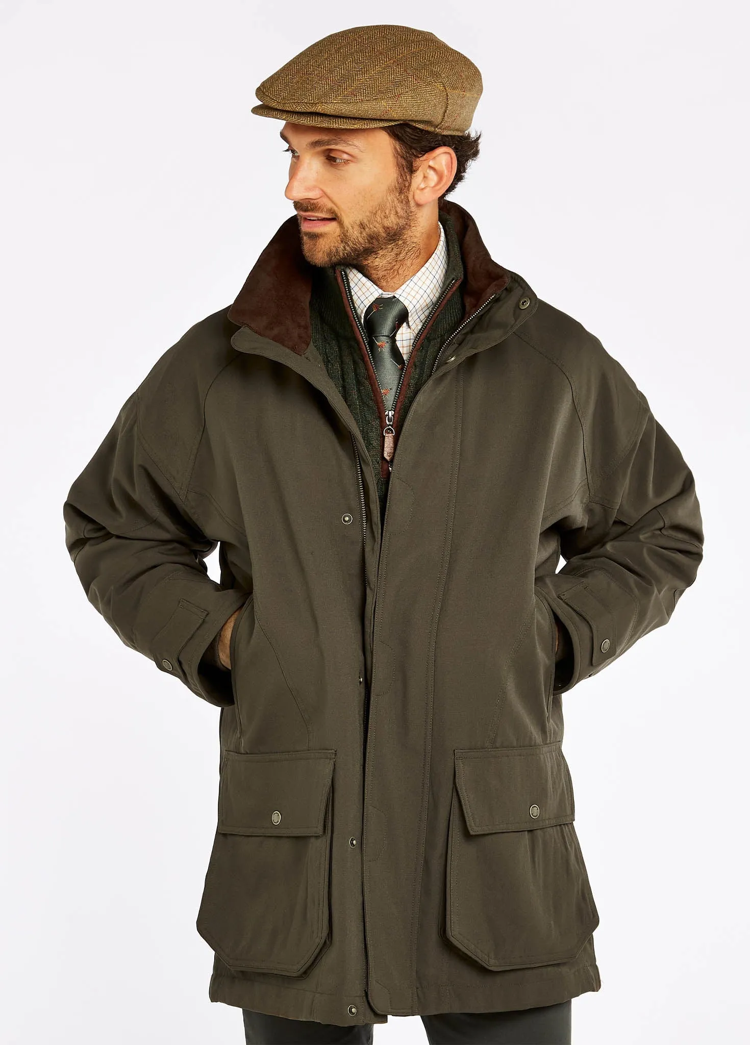 WaterRepellentFabric Rosleague Men's Shooting Coat - Ivy
