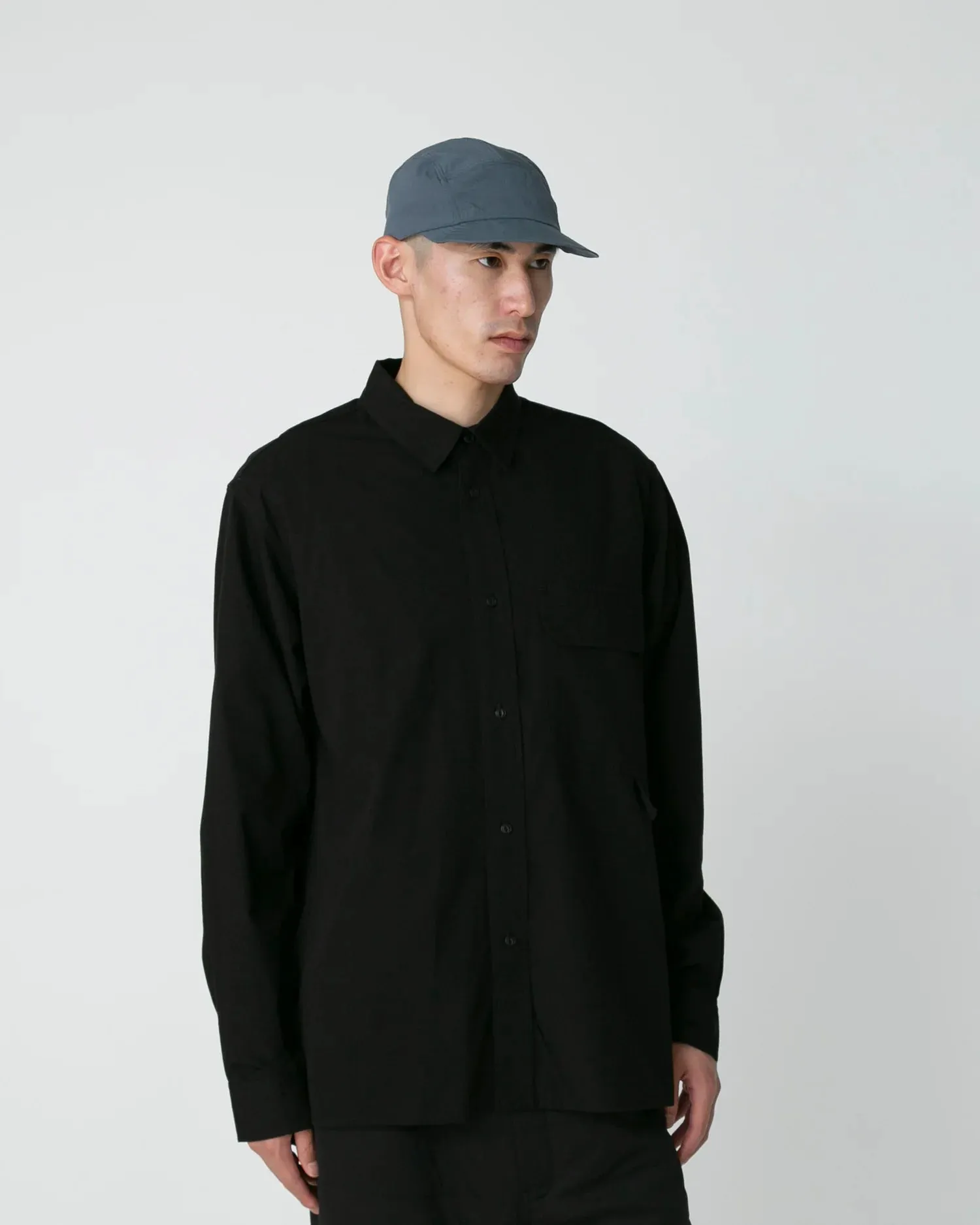 Light Option Snow Peak Takibi Light Ripstop Shirt Black