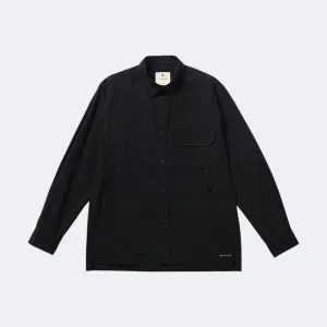 Snow Peak Takibi Light Ripstop Shirt Black Comfort Fit Casual Chic