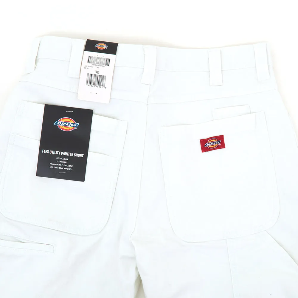 FLEX Utility Painter's Short (White) (S) Chill Look Eco Certified Dye
