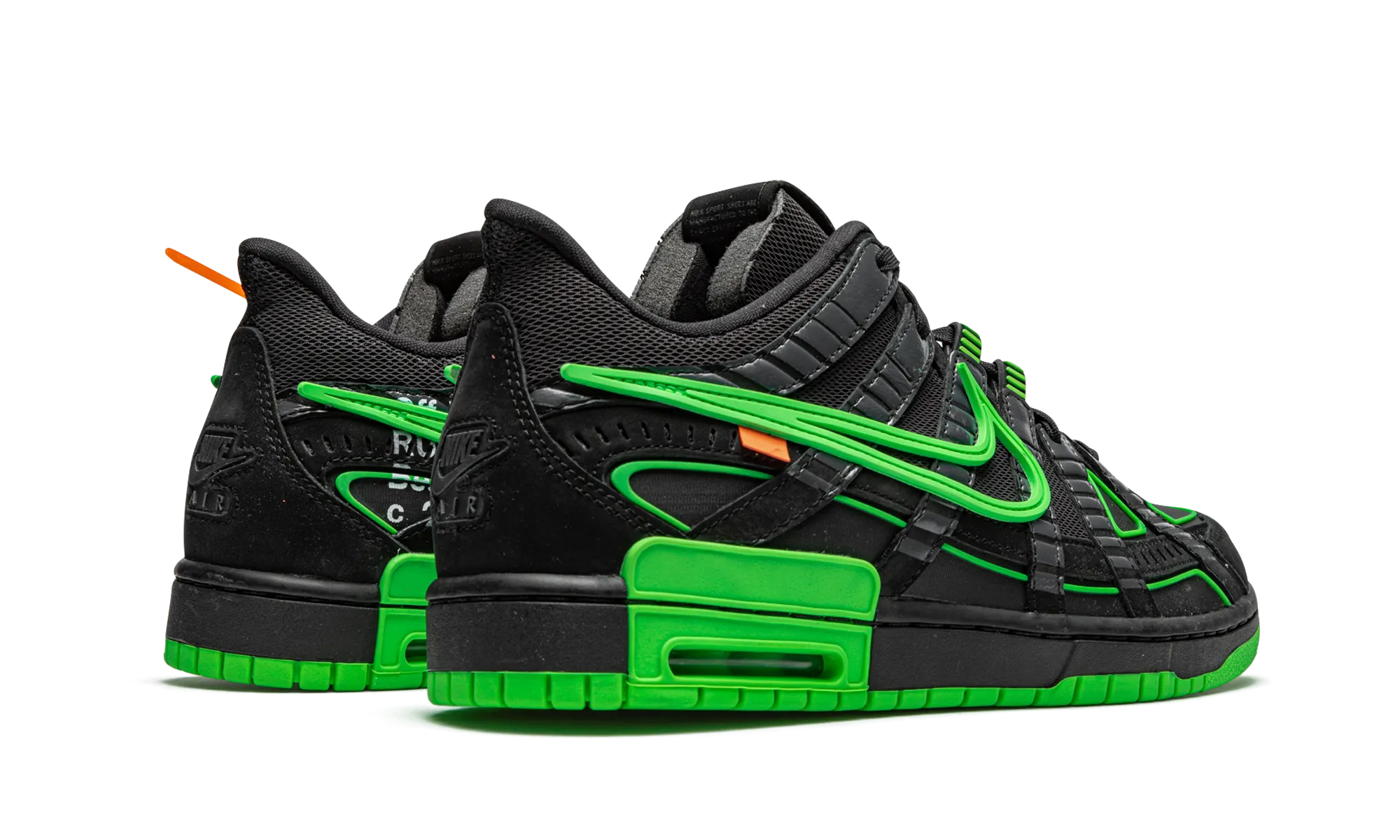 Quick Flex Board Style Air Rubber Dunk "Off-White - Green Strike"