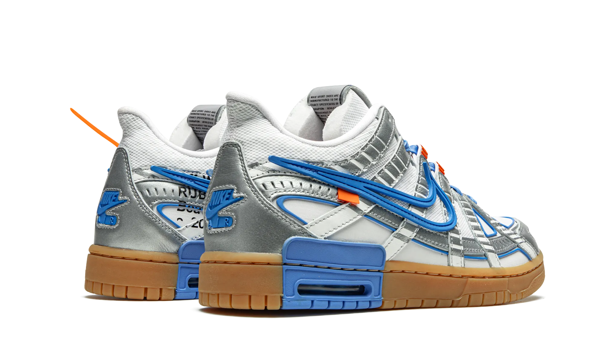 Cushioned Insole Air Rubber Dunk "Off-White - University Blue"