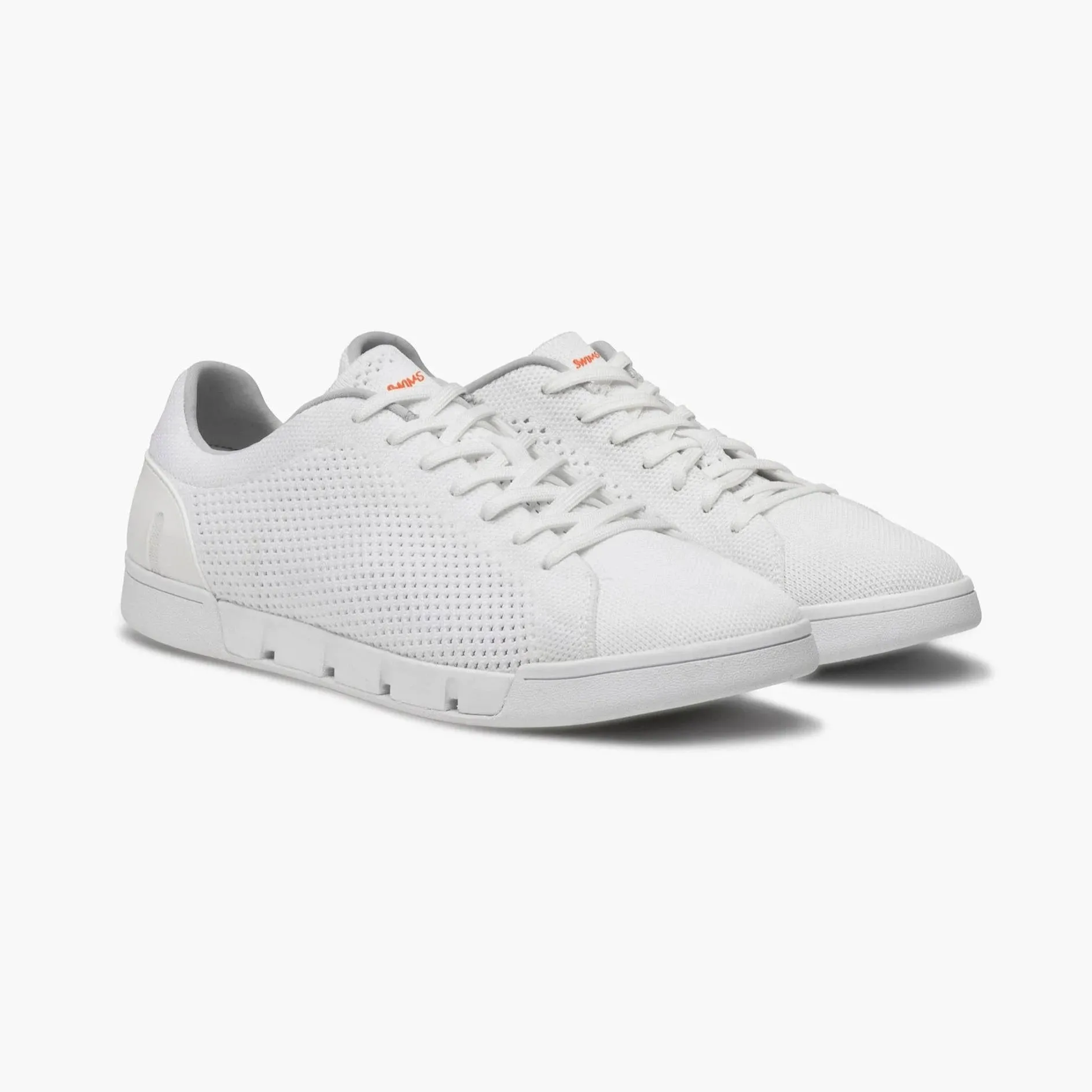 ID70488-Swims White Breeze Knit Trainer Eco Friendly Office Workers