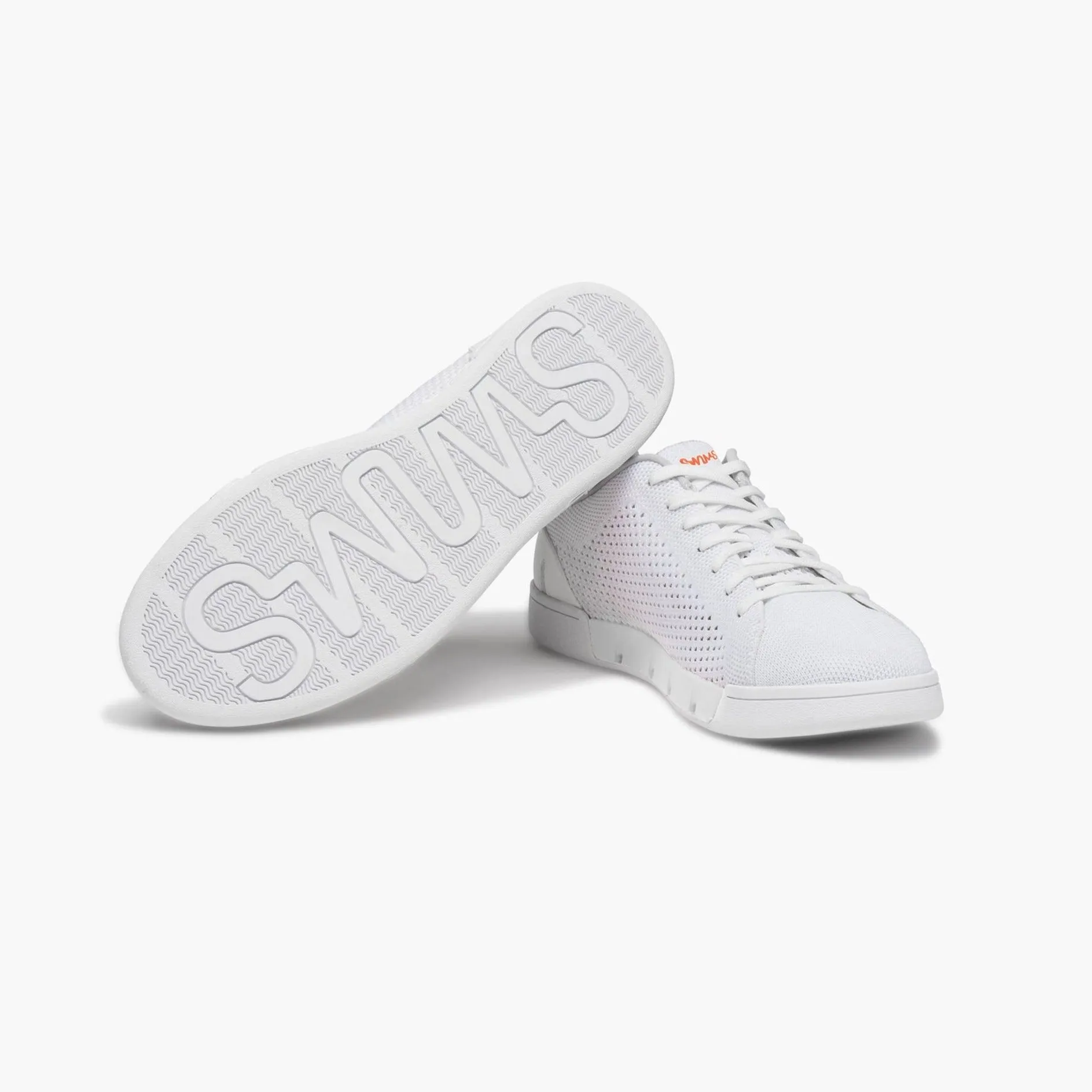 Smooth Soles ID70488-Swims White Breeze Knit Trainer