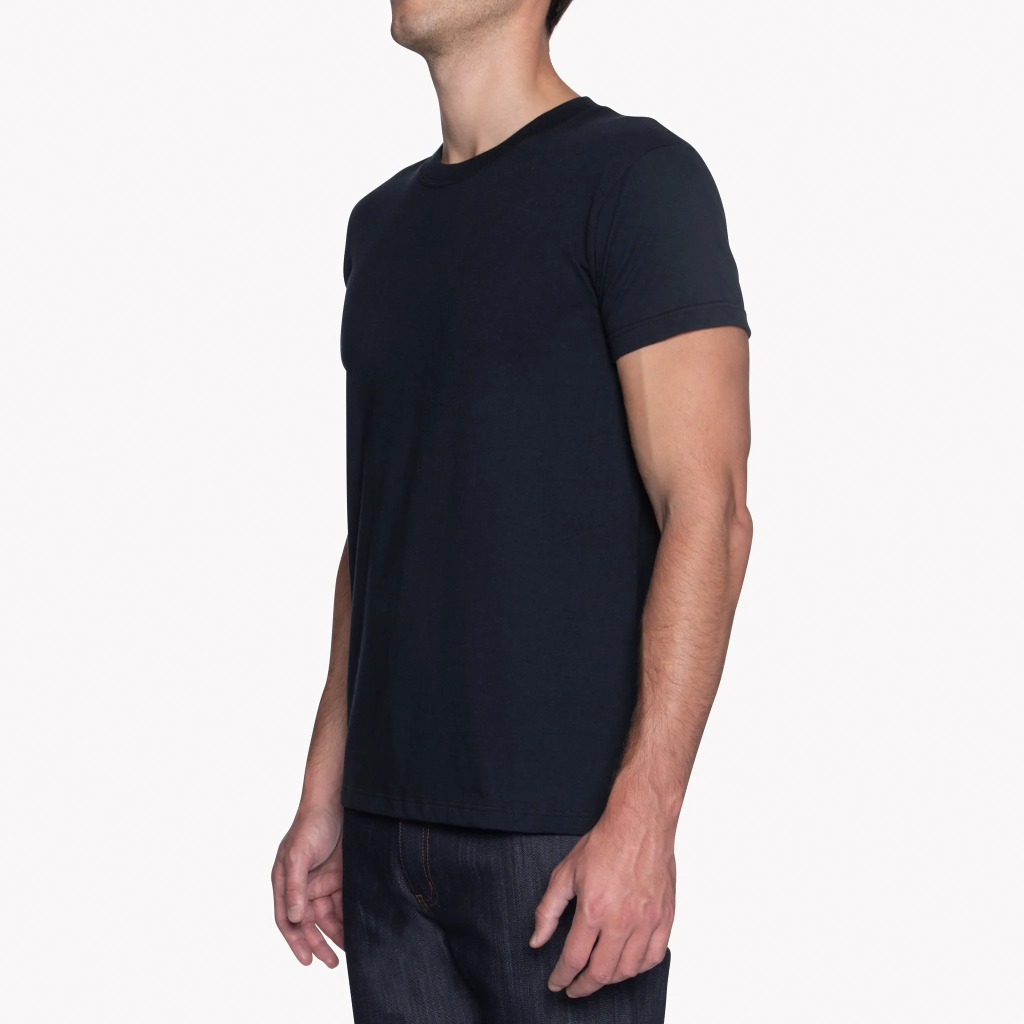 Circular Knit T-Shirt - Black theater visit