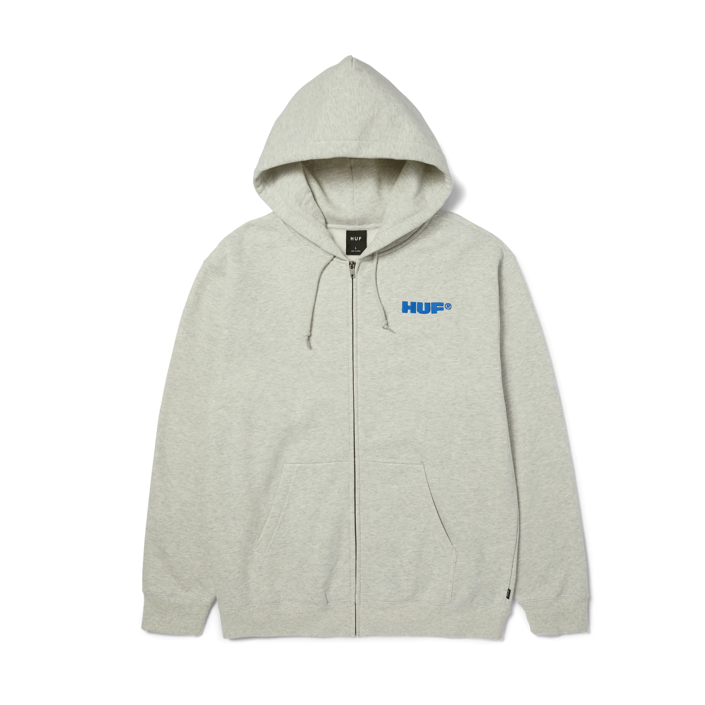 All Caps Full-Zip Hoodie Brand Name Sporty Wearable