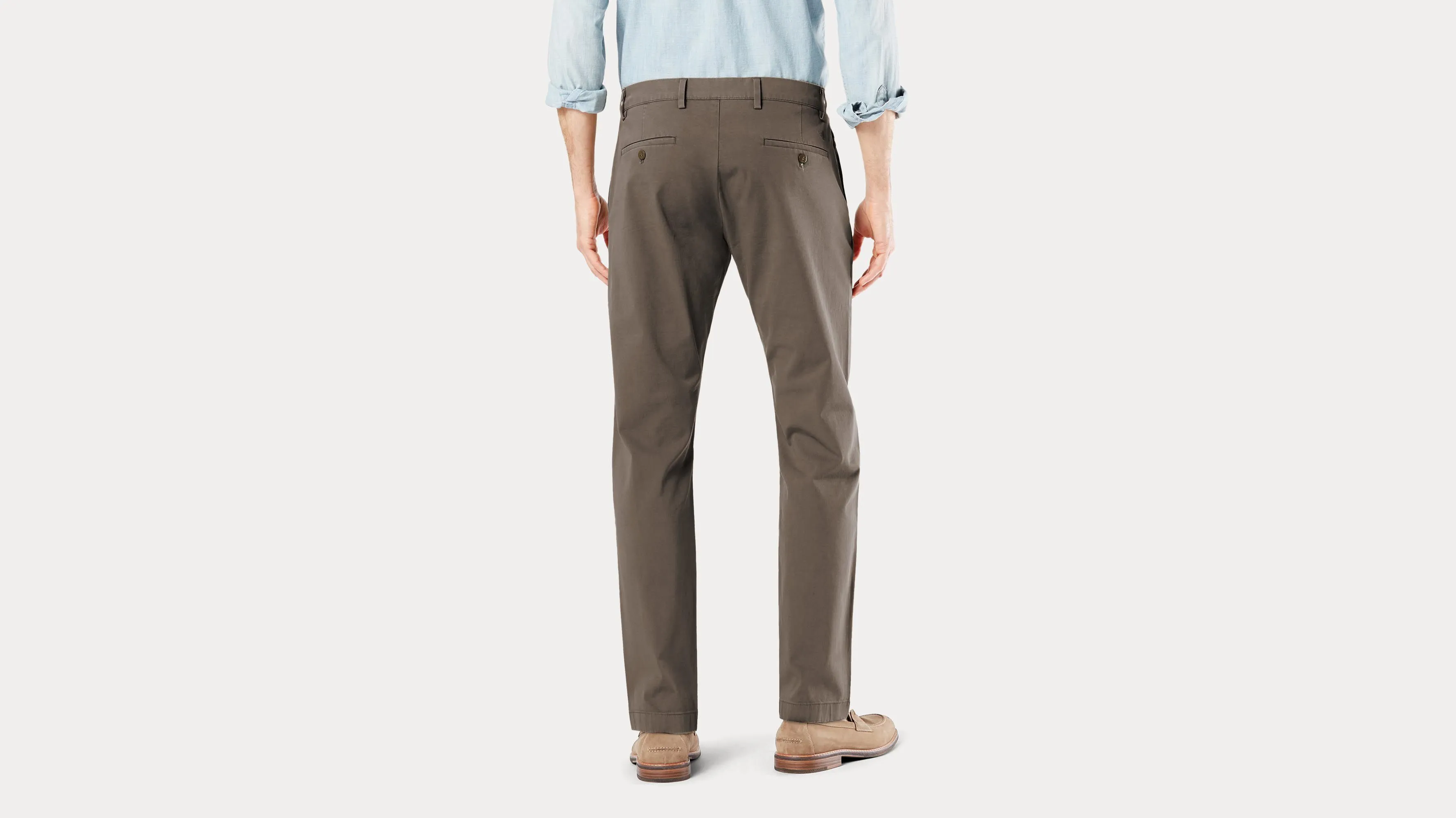Crafted Khaki Pants, Slim Tapered Fit Layer-Friendly Fit