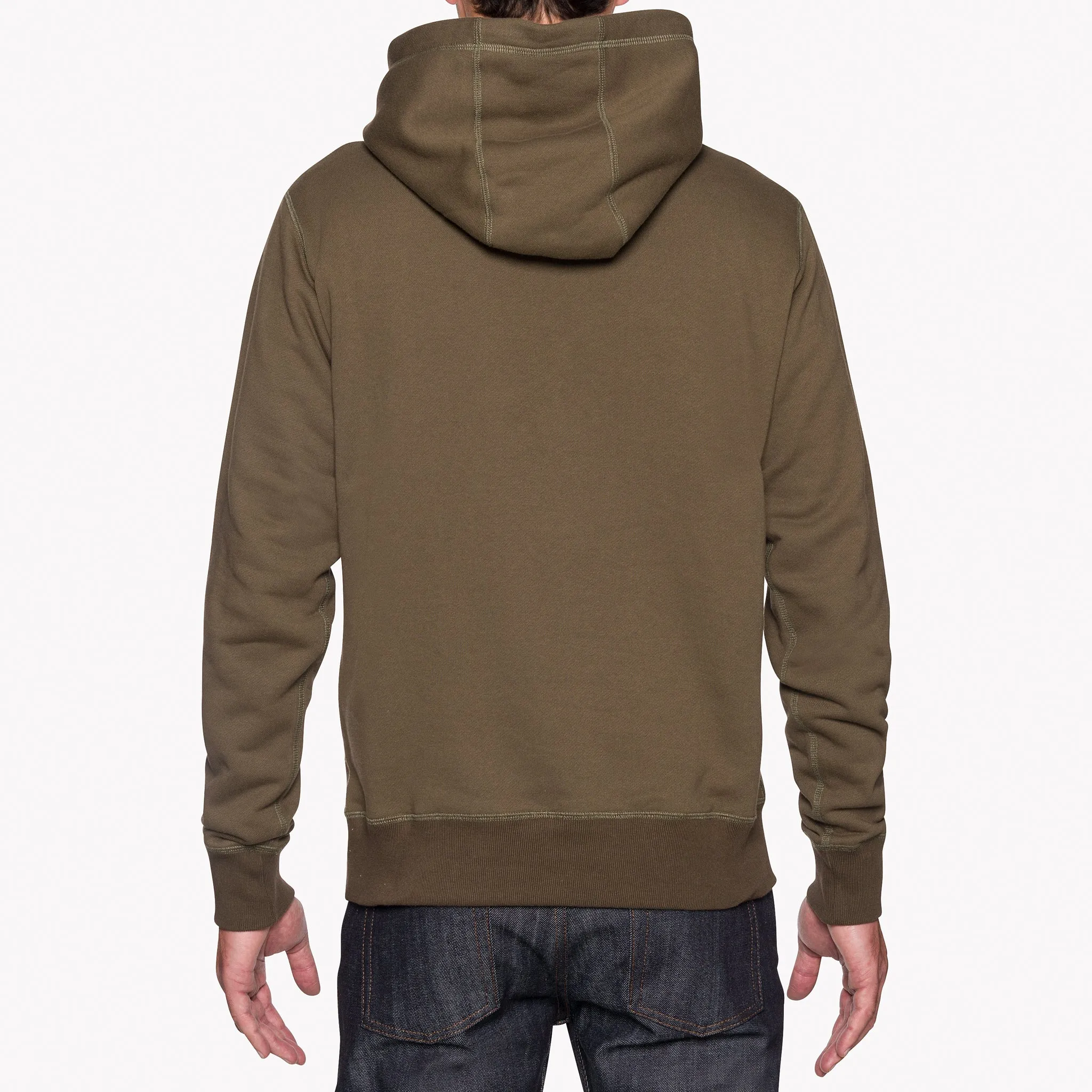 Eco-friendly Cool Weather Pullover Hoodie - Heavyweight Terry - Hunter