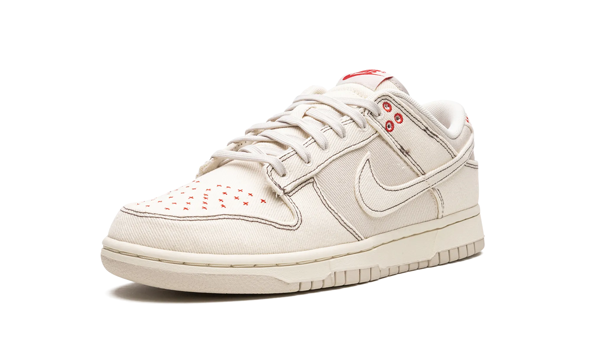 Dunk Low "Shashiko - Light Orewood Brown" Flat Ride Ergonomic Design