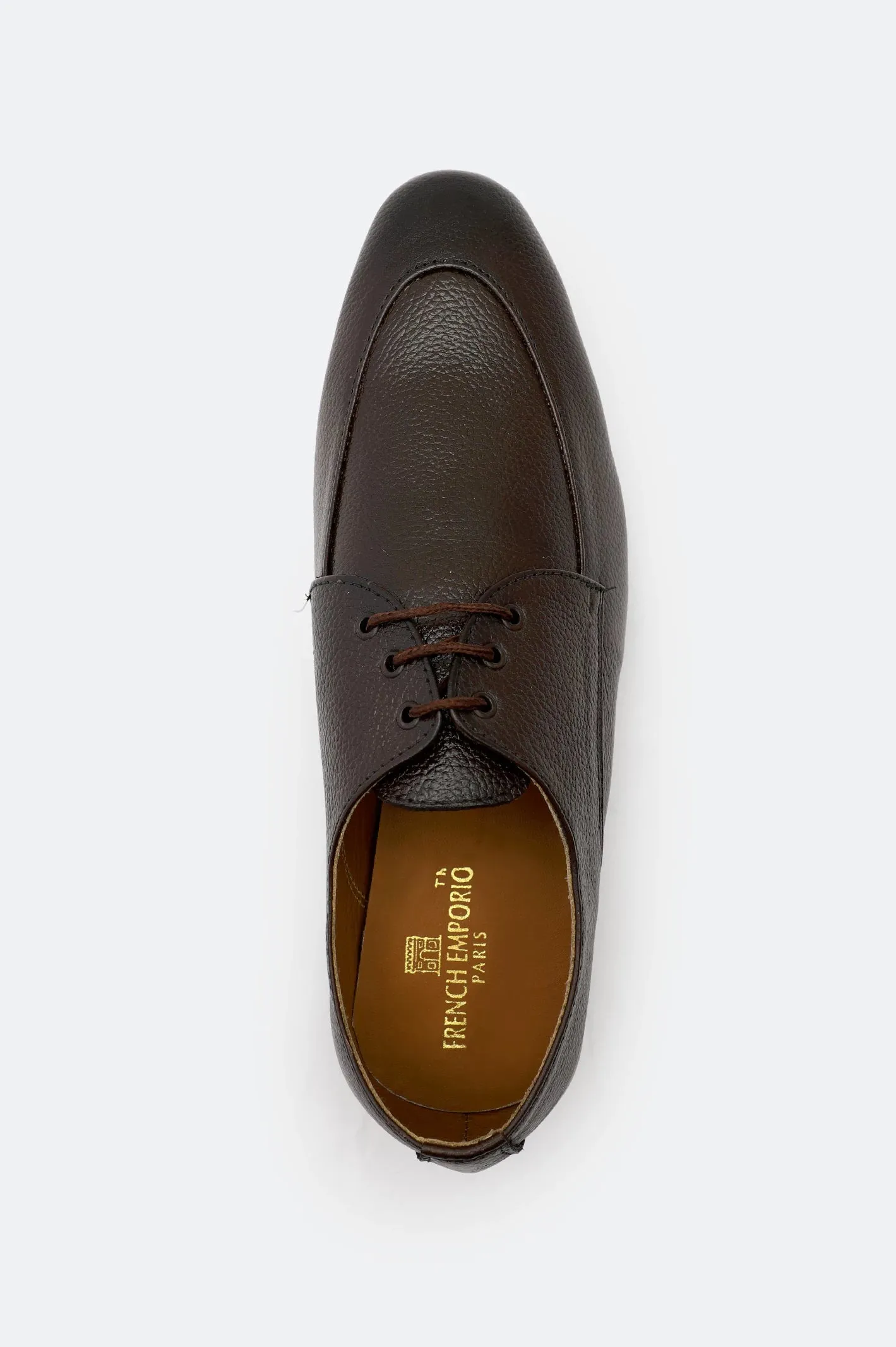 Marriage Look Brown Derby Lace Up Formal Shoes