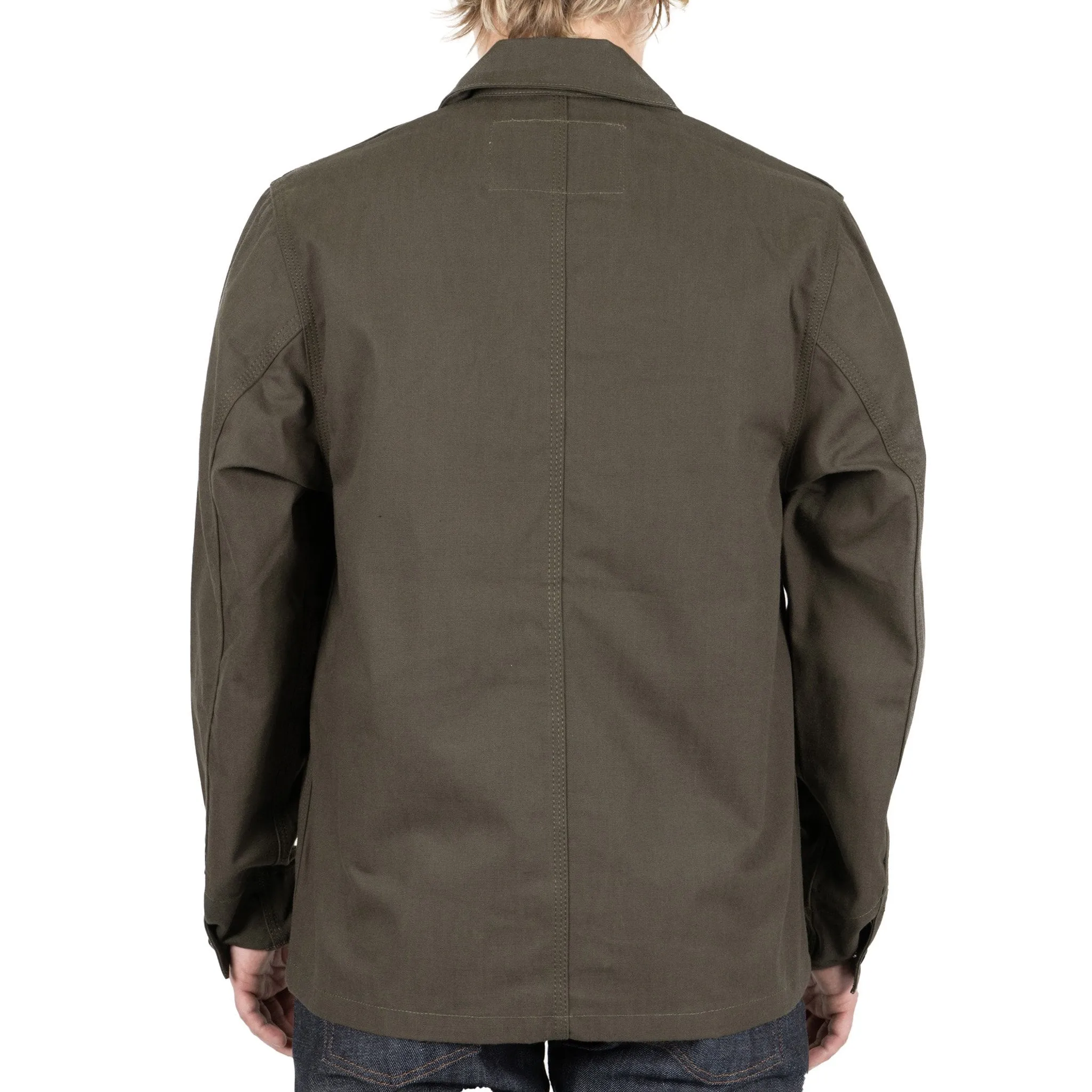 Chore Coat - Green Canvas QuiltedPattern