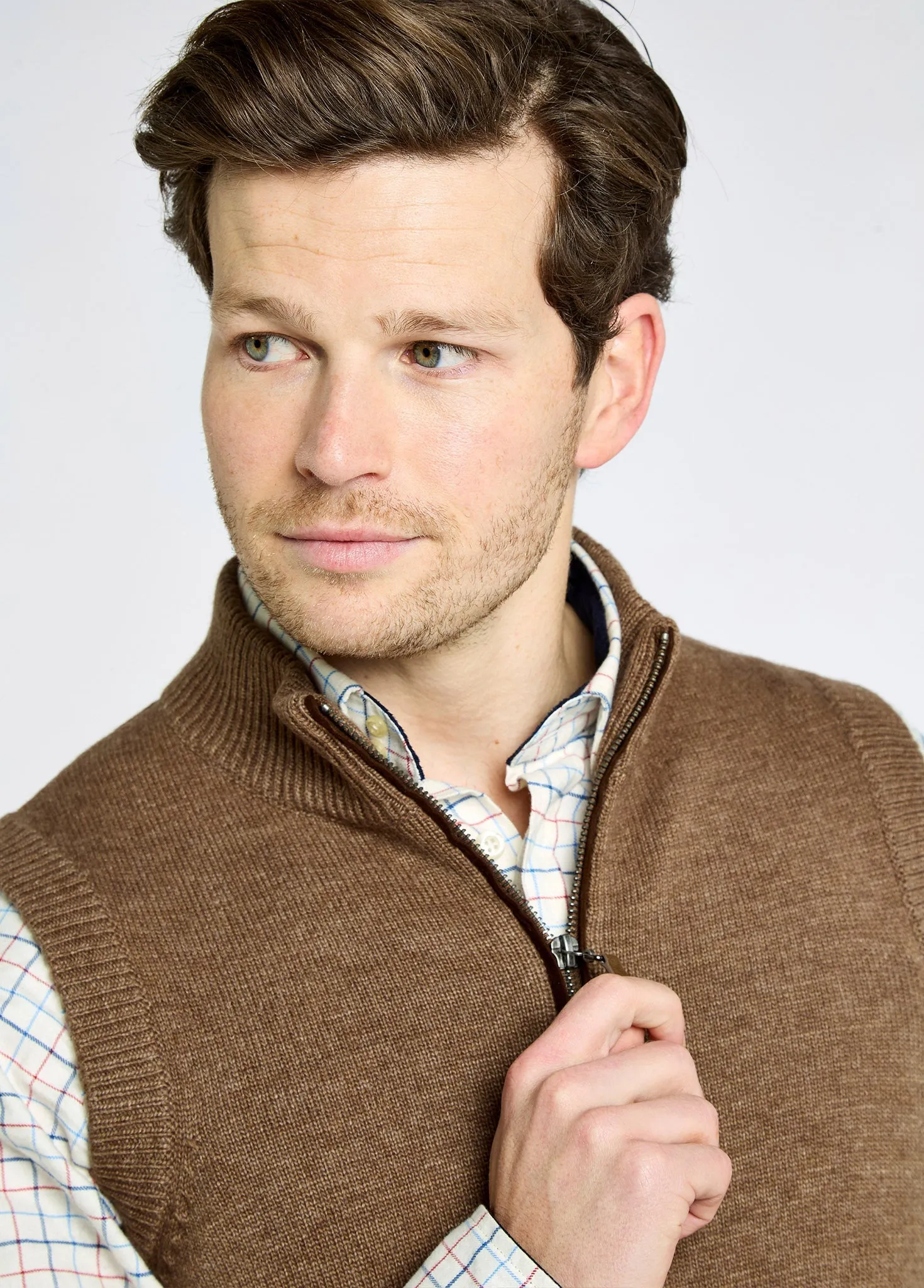 Comfy Wear Cozy Layers Upperwood Men's Bodywarmer - Elk