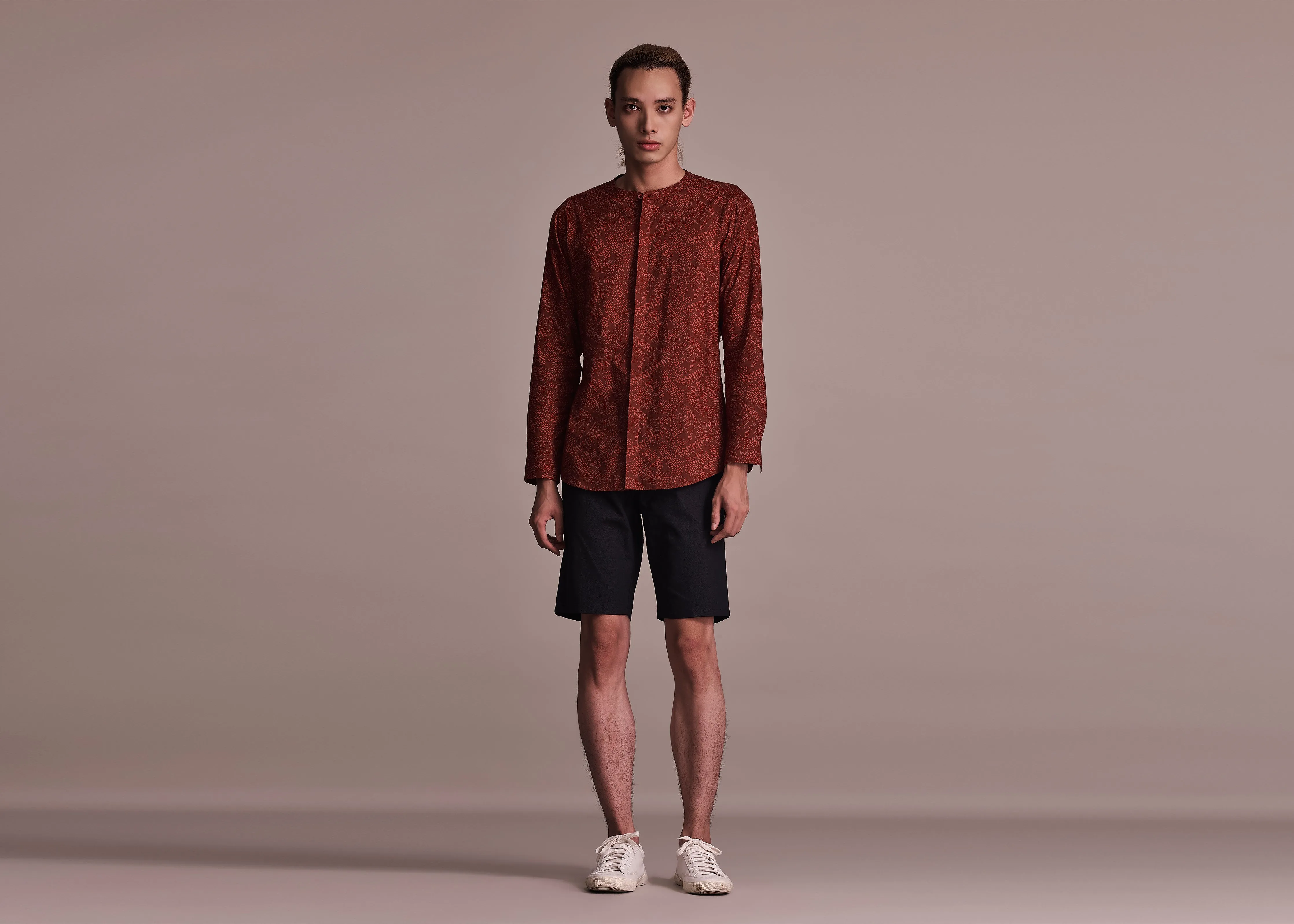 V-Neck high-low hem ALOE - UNDER THE TREE