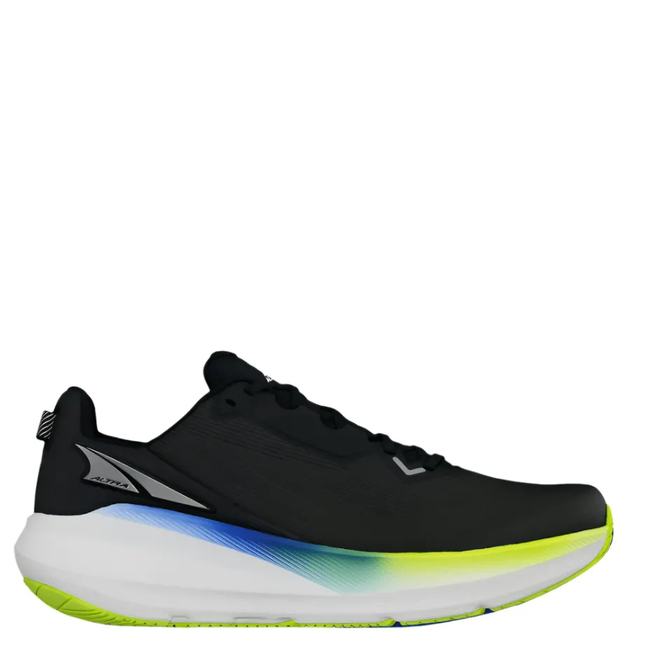 Balanced Cushion Distribution Altra Men's FWD Via Running Shoes in Black/Blue AW25