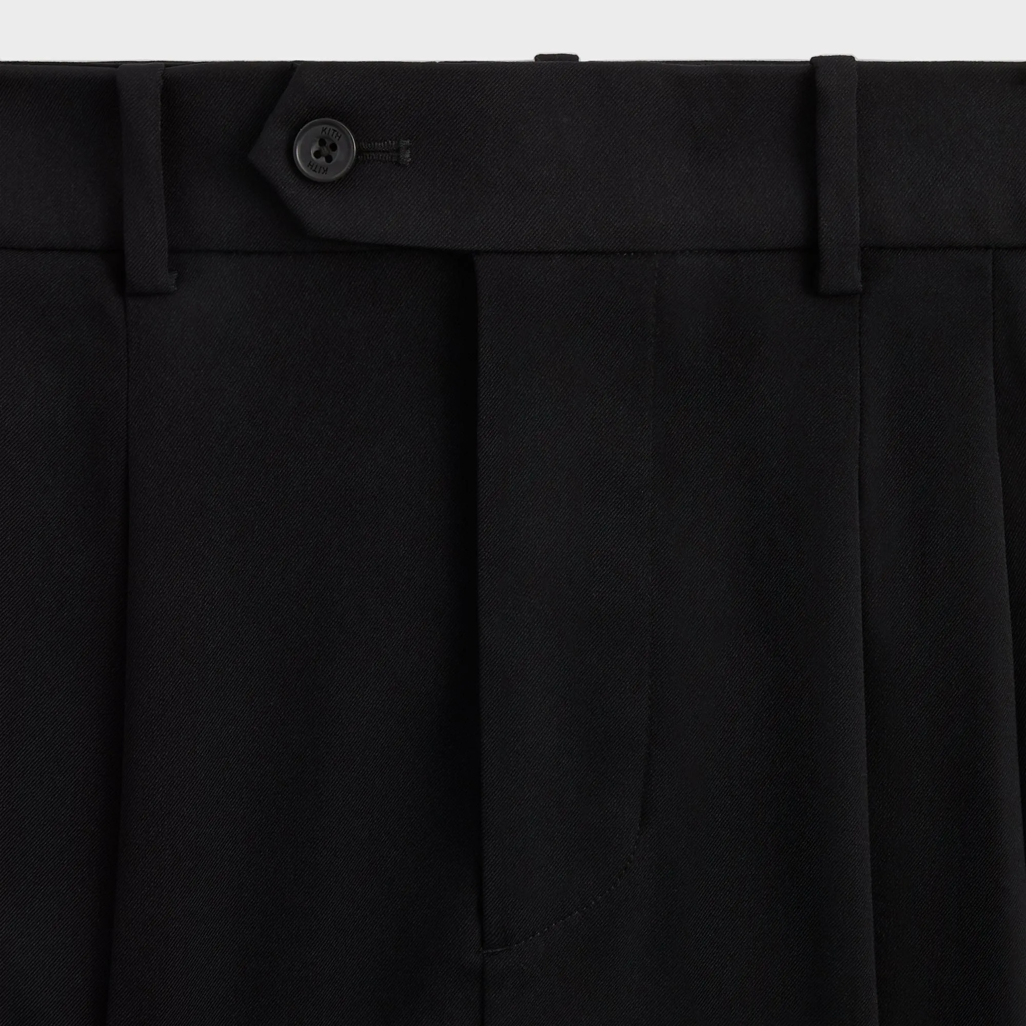 Lightweight insulation &Kin Kylan Pleated Trouser - Black