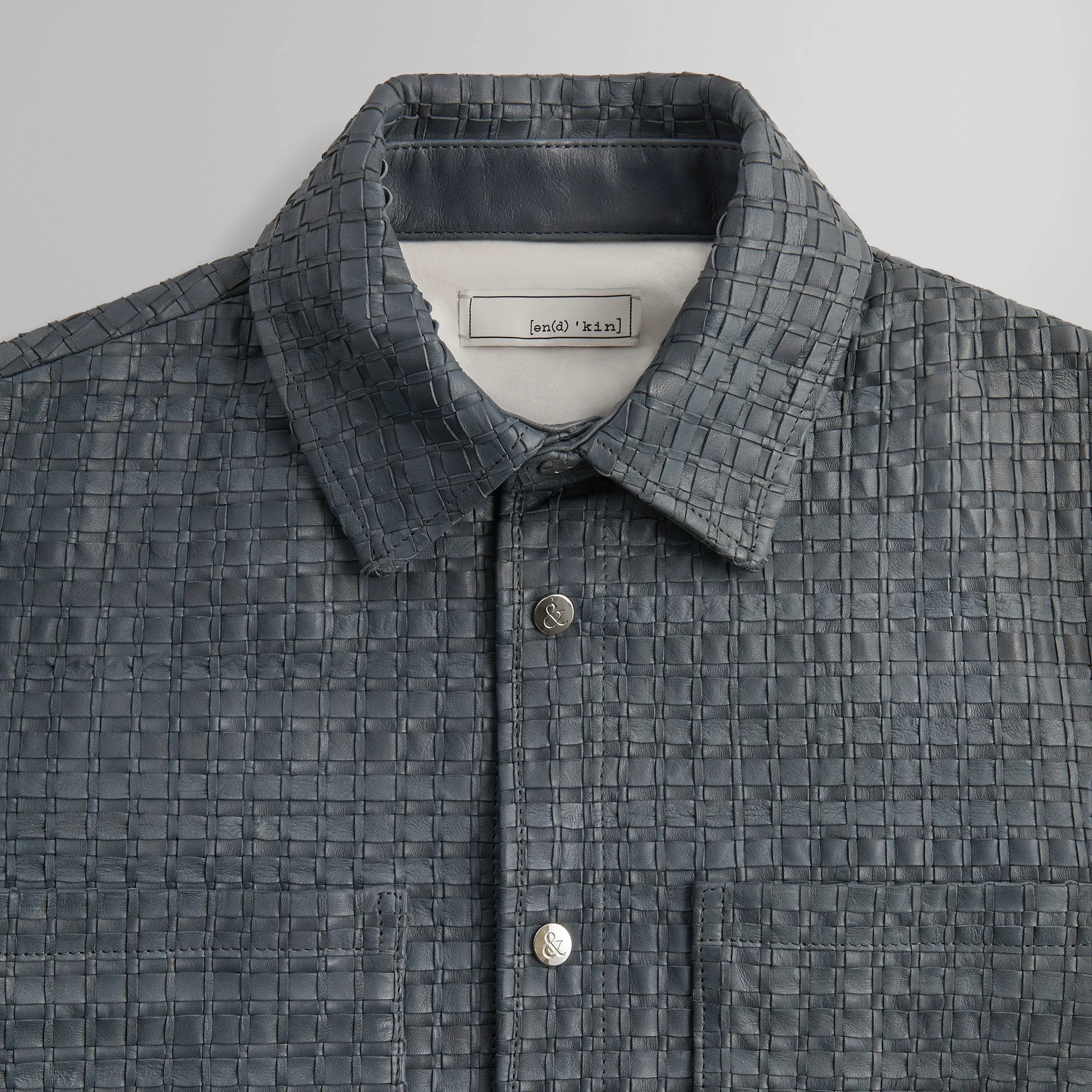 &Kin Woven Leather Apollo II Shirt - Machine HighVisibility Trims