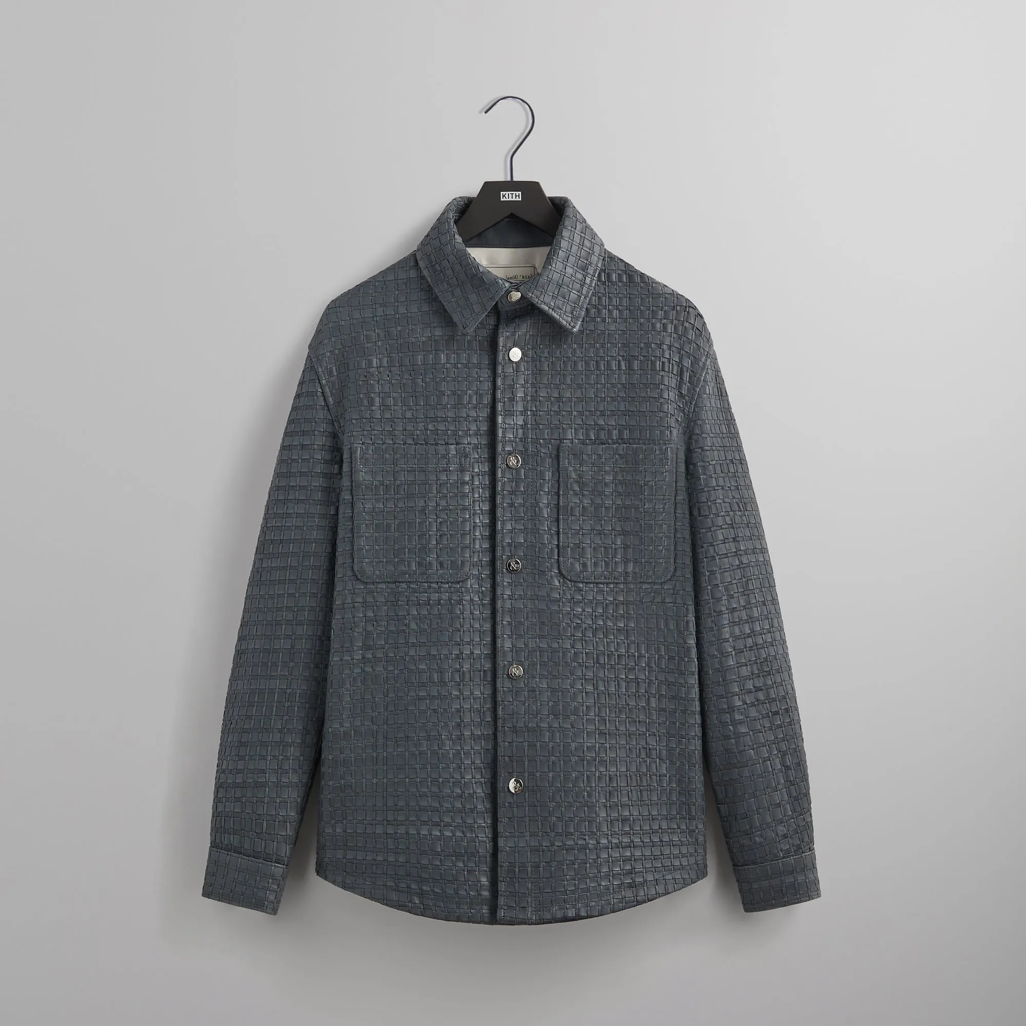 Bold Statement &Kin Woven Leather Apollo II Shirt - Machine
