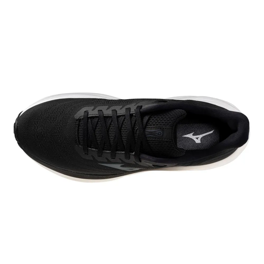 antifungal shoes high - rebound shoes Men's Mizuno Wave Sky 9 Running Shoe in Black | Metallic Grey