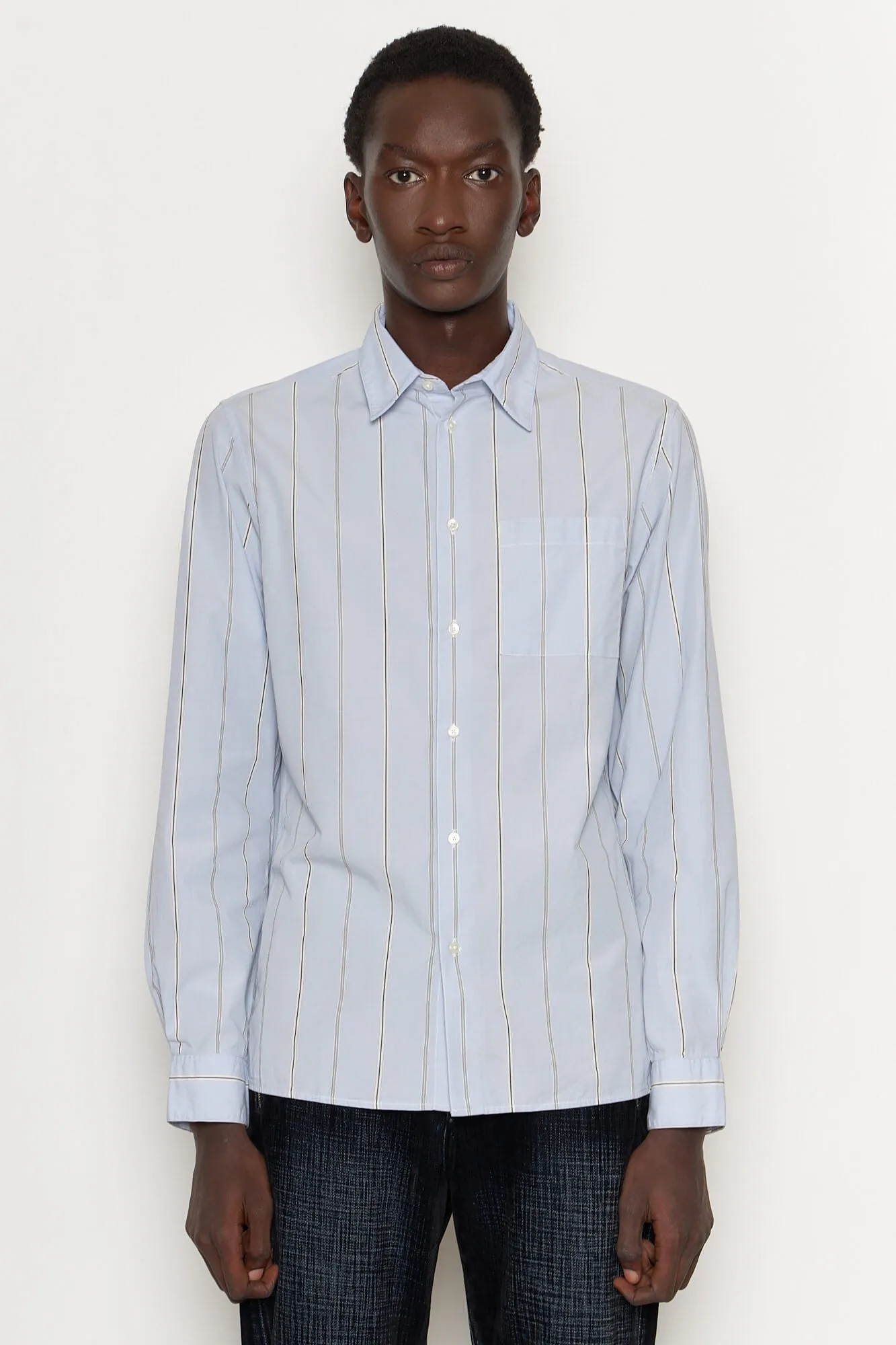 Another Shirt 3.0 Blue Navy Stripe Elegant Finish