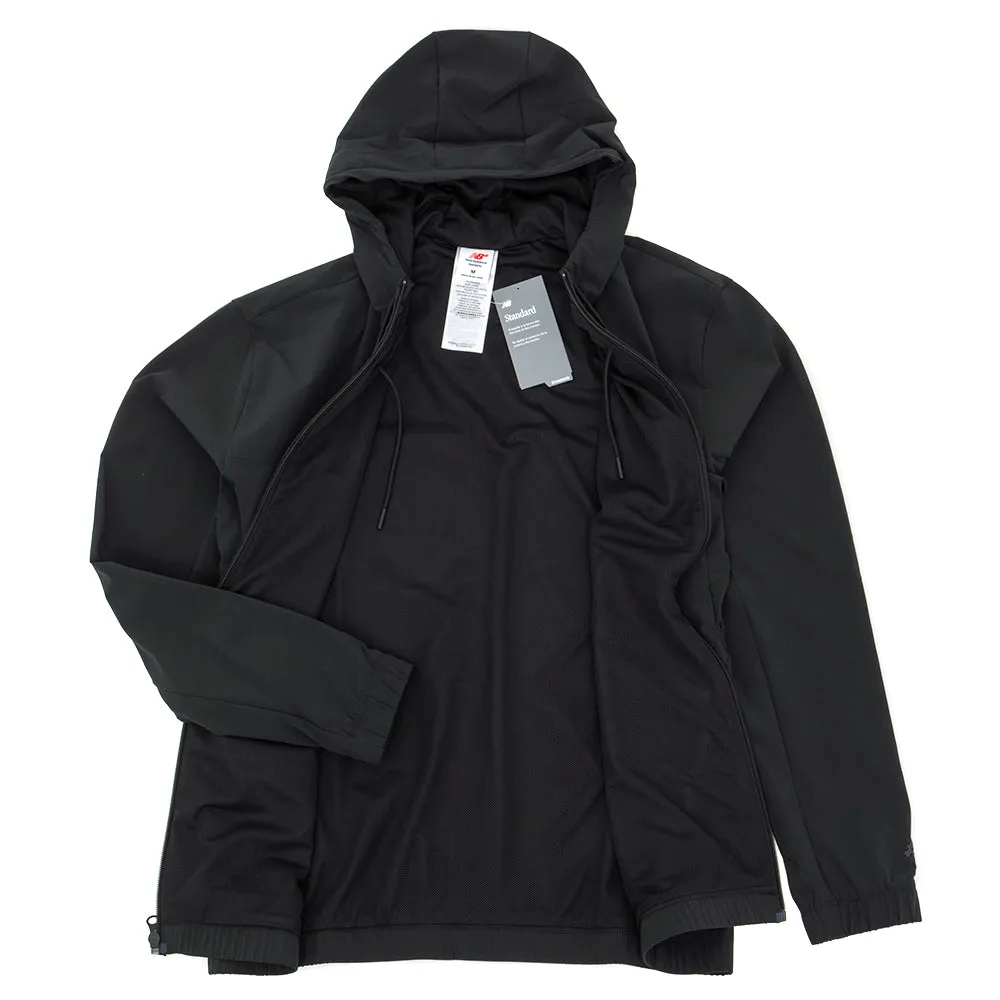 Numeric Woven Full Zip Jacket (Black) Laser Cut Vents