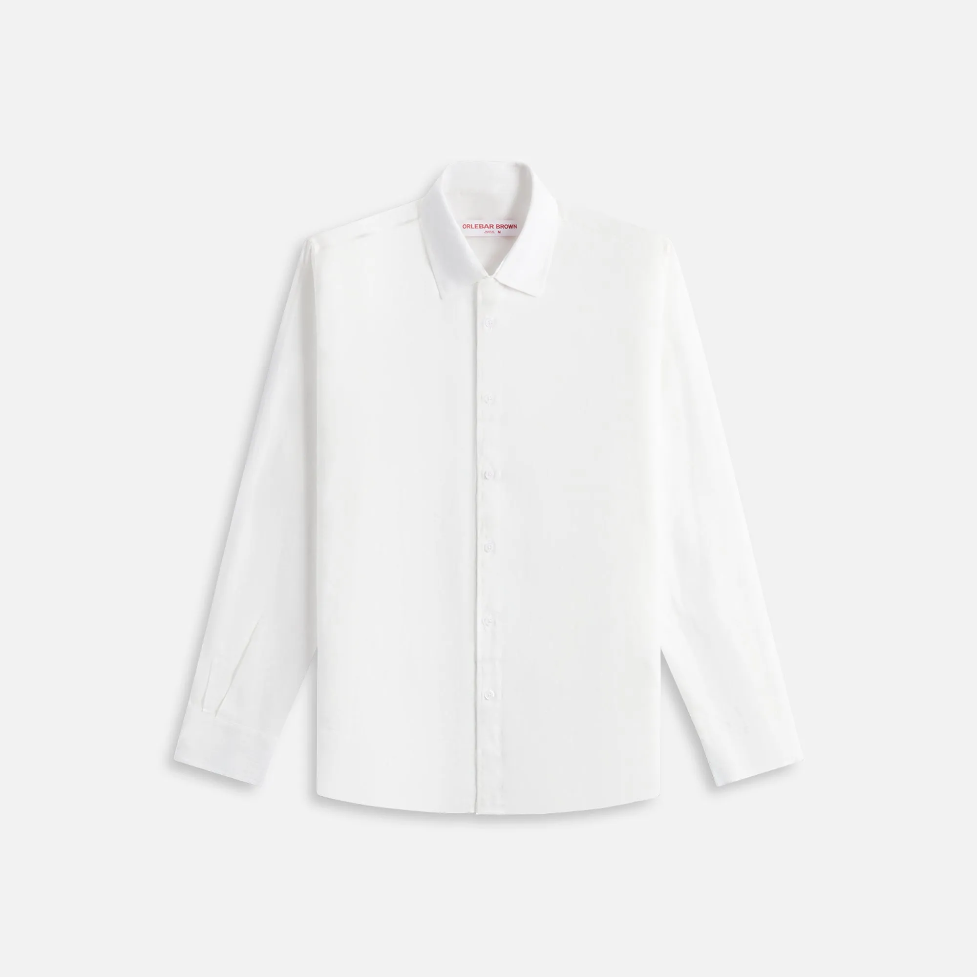 Daily Wear Moisture Management Fabric Orlebar Brown Justin Shirt - White