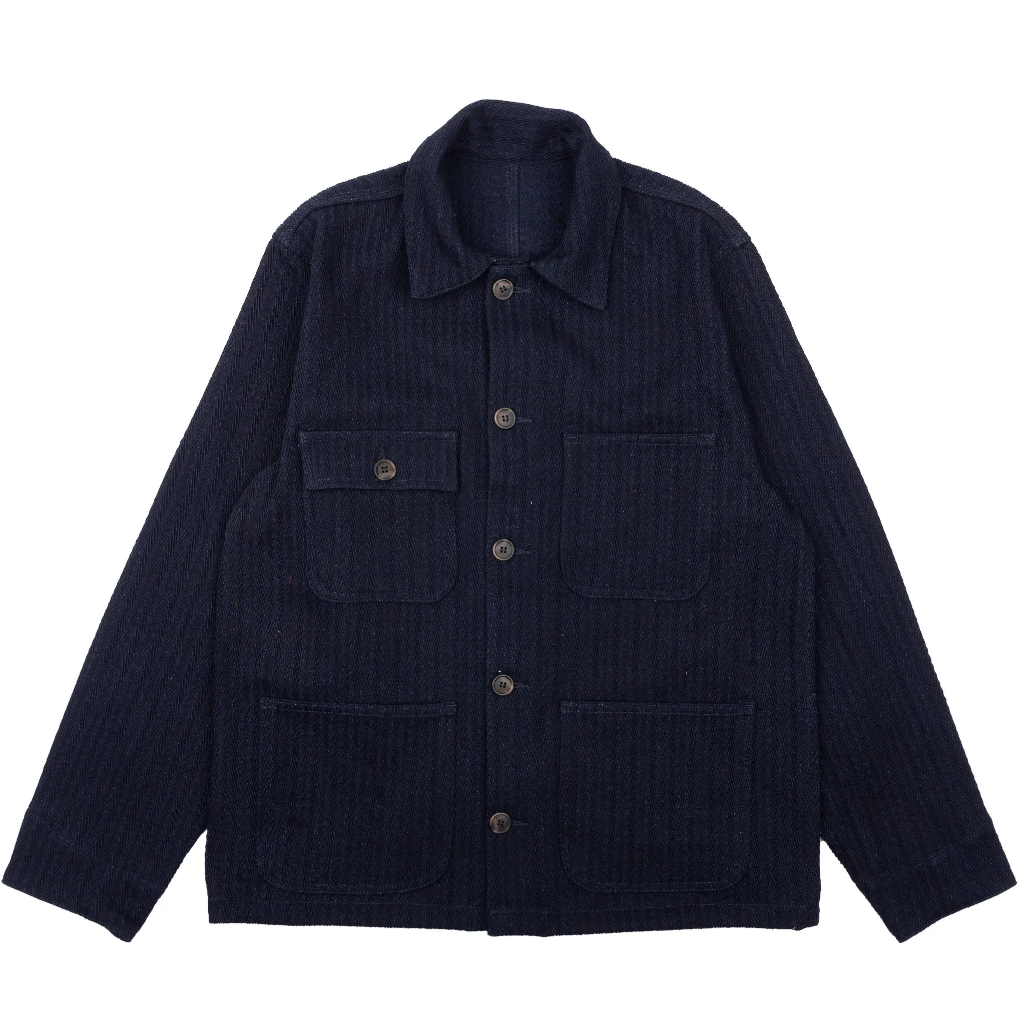 QuickDryFinish Chore Coat - Indigo Sugiaya