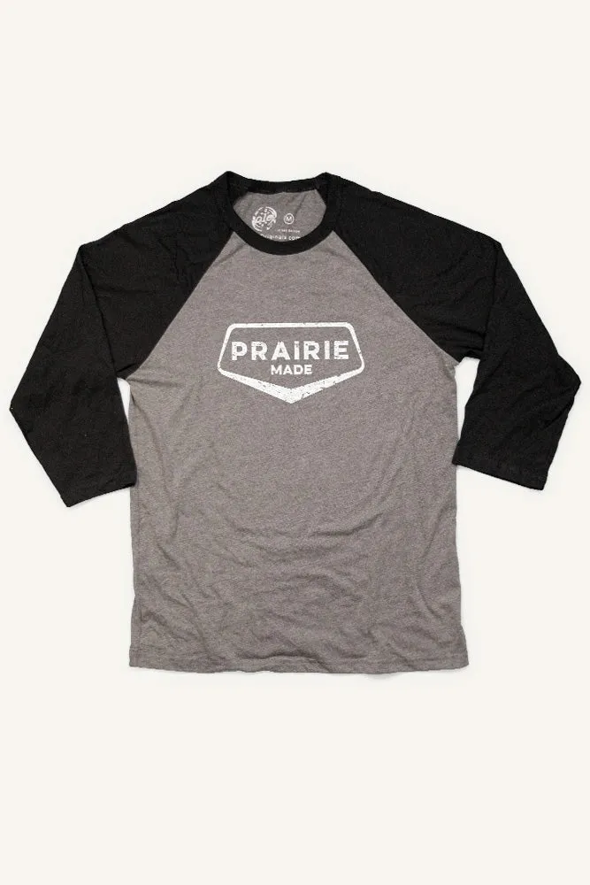 Prairie Made Baseball Shirt (Unisex) Pocket Reinforcement