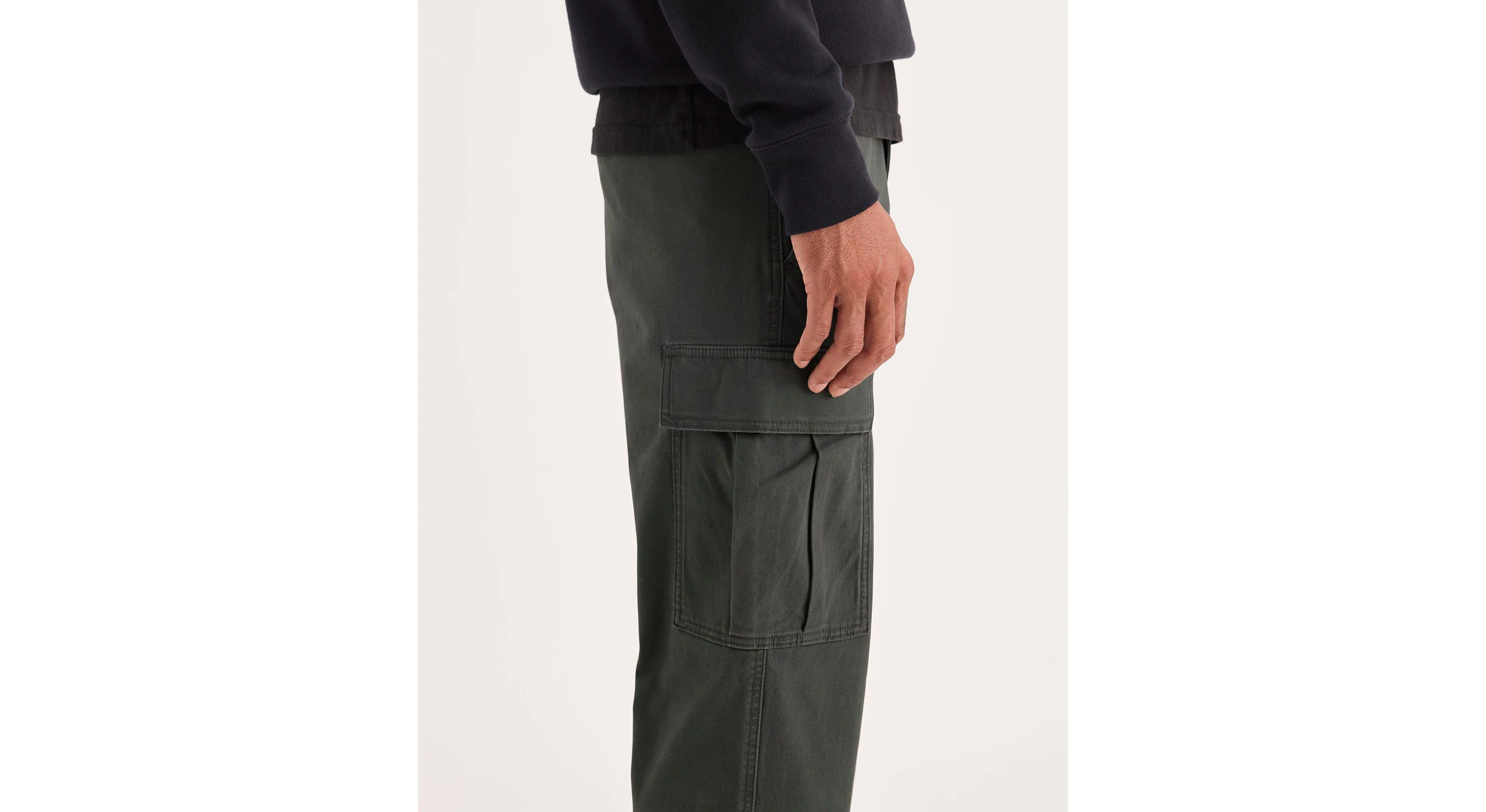 Dressy look Hidden Pocket System Utility Cargo Pant, Straight Fit