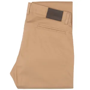 Straight Chino - Beige Stretch Twill Reversible design