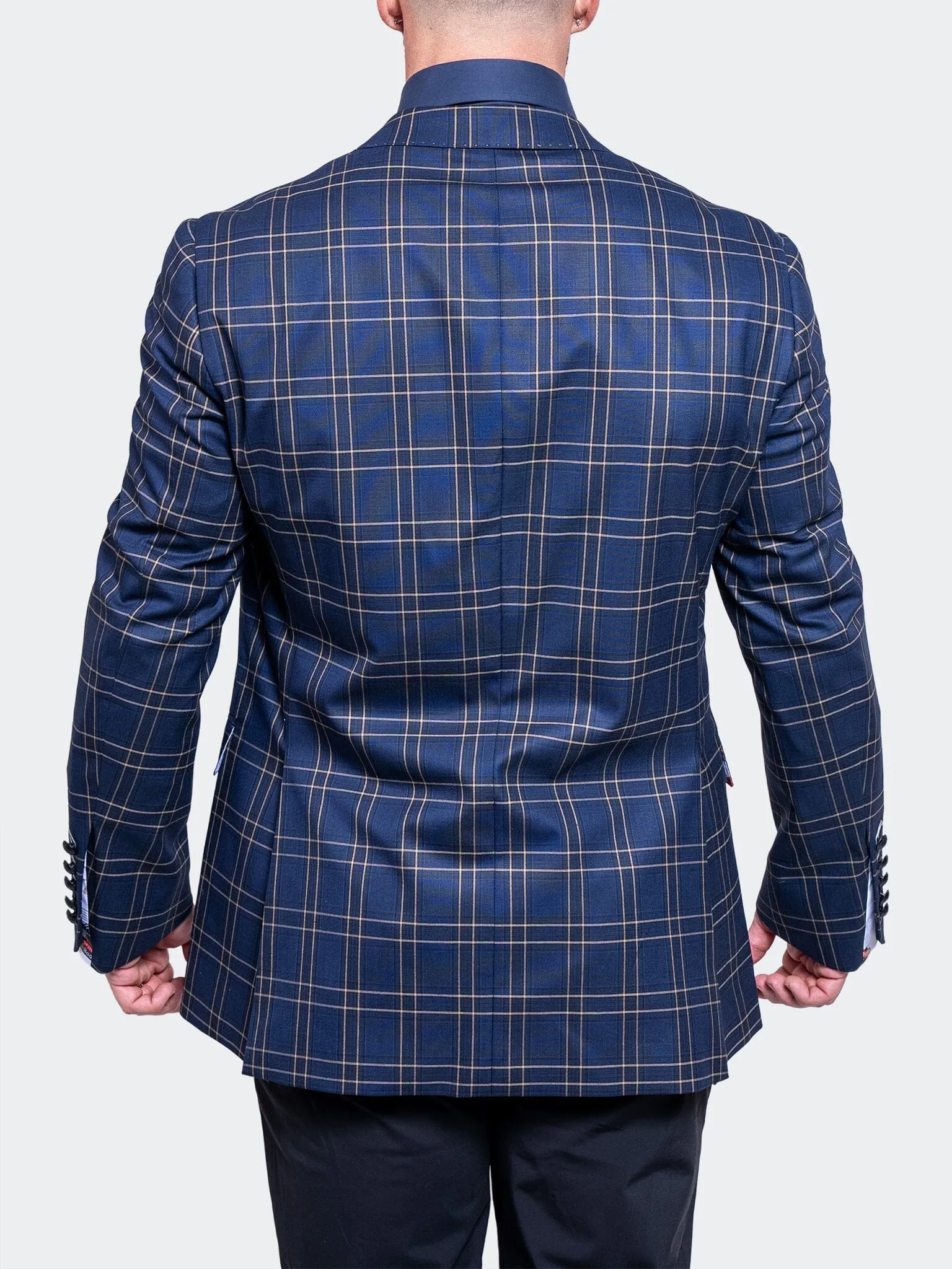Blazer Socrate Ascension2132 Blue Contoured Silhouette WindResistant Coating
