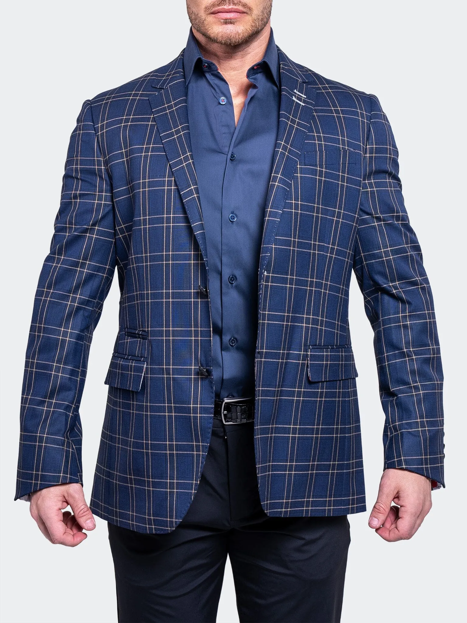 Fashion Event Hypoallergenic Lining Blazer Socrate Ascension2132 Blue